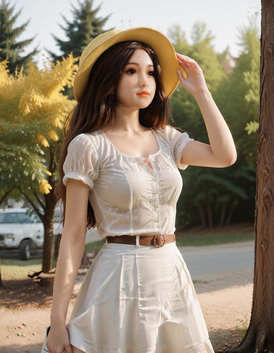 Picture of 148cm/4ft10 B-cup Silicone Head Sex Doll – Dulcie