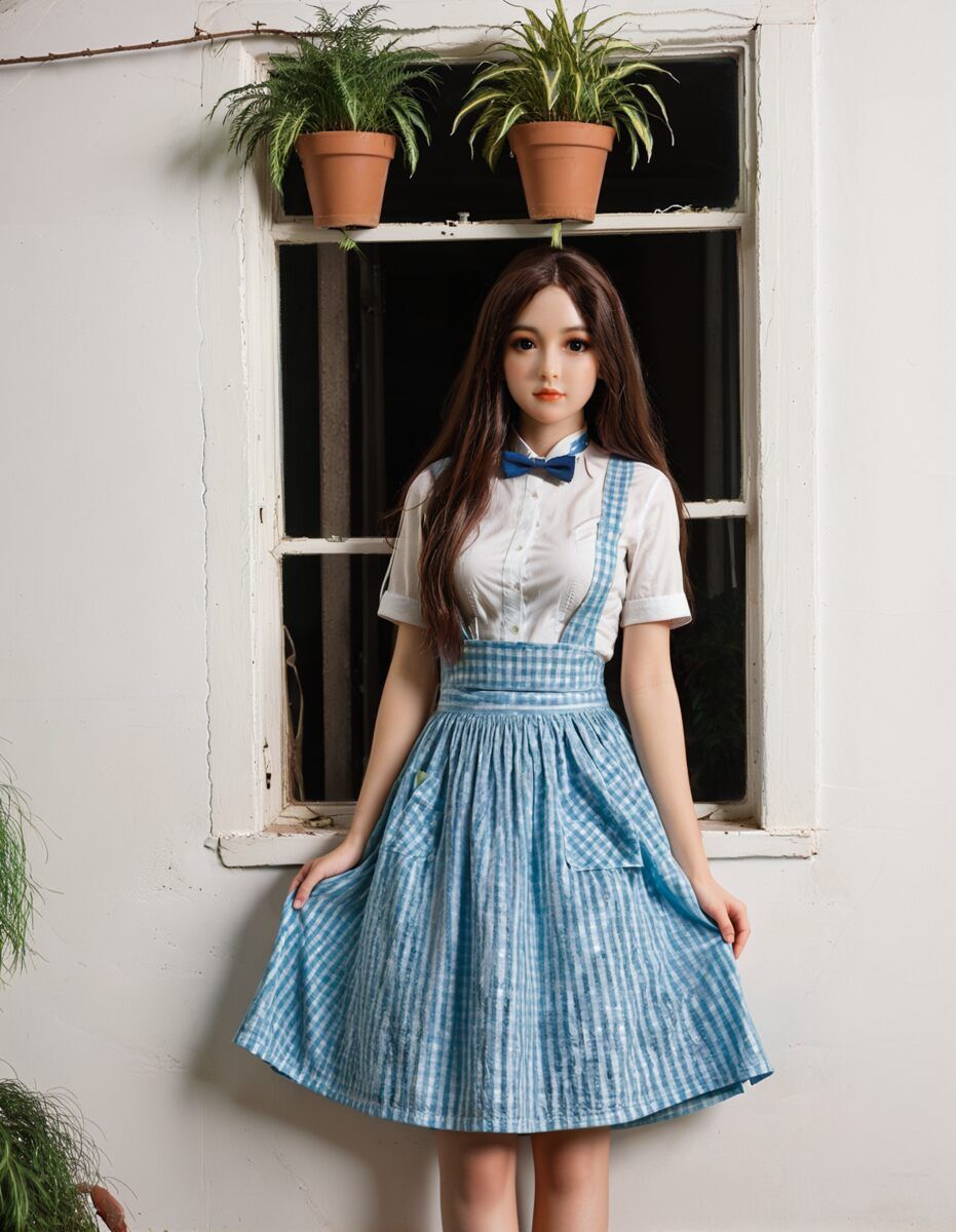 Picture of 148cm/4ft10 B-cup Silicone Head Sex Doll – Celestine