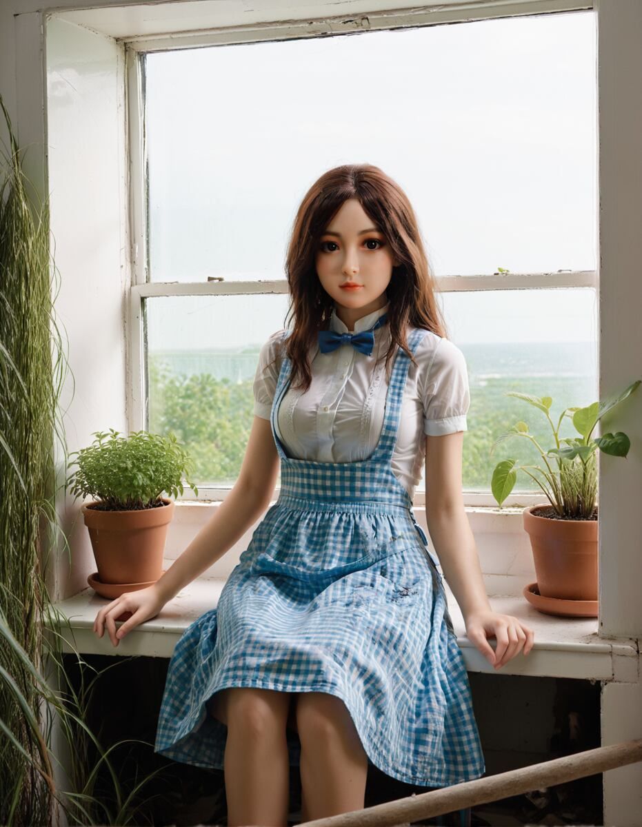 Picture of 148cm/4ft10 B-cup Silicone Head Sex Doll – Celestine