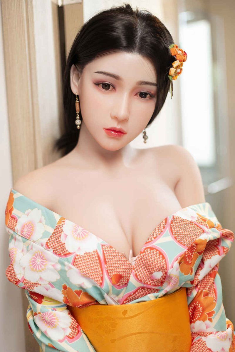 Picture of 158cm/5ft2 D-cup Silicone Head Sex Doll – Annette