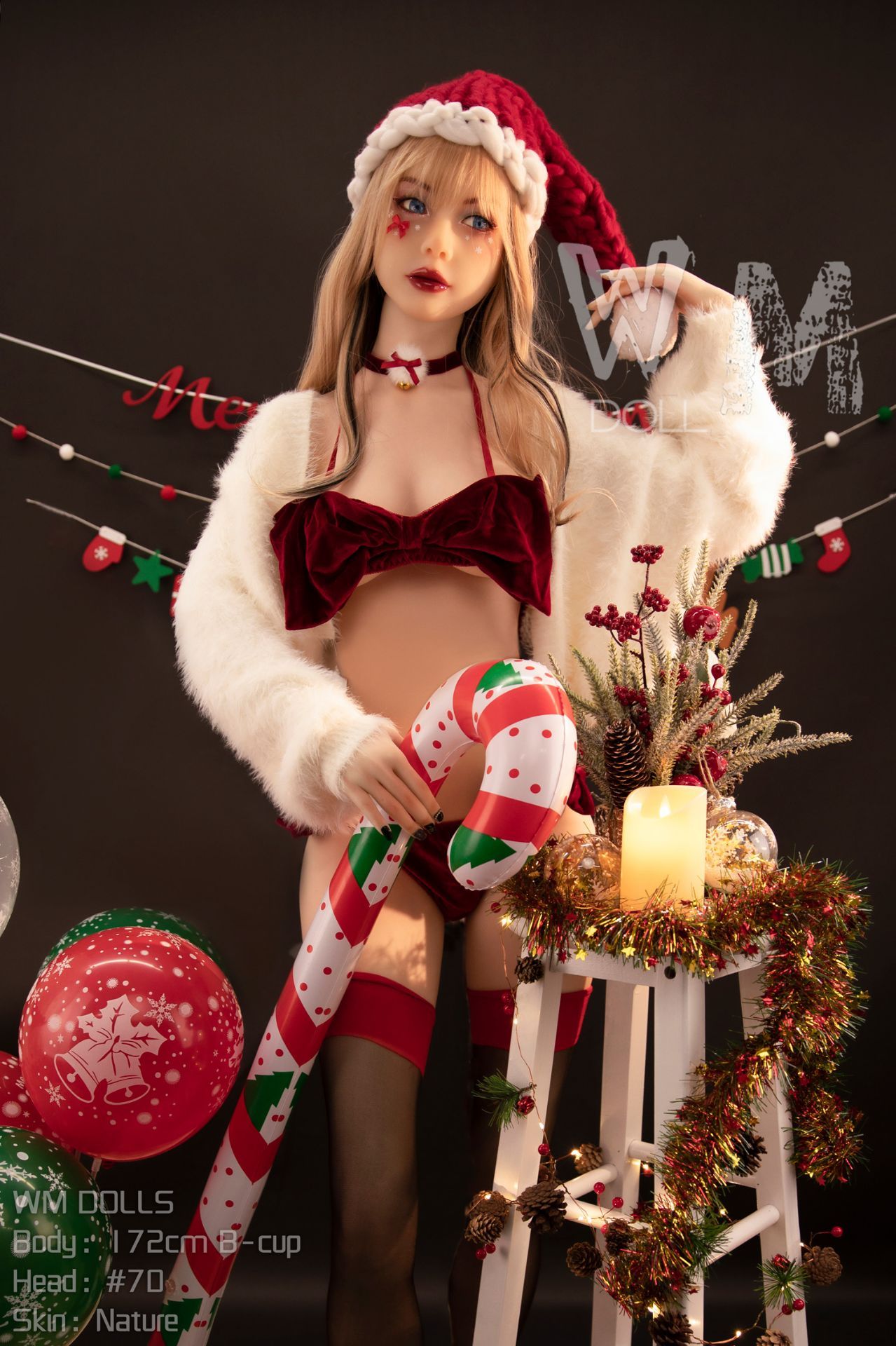 Picture of WM Dolls 5ft6/172cm B cup TPE Christmas Sex Doll - Jennifer