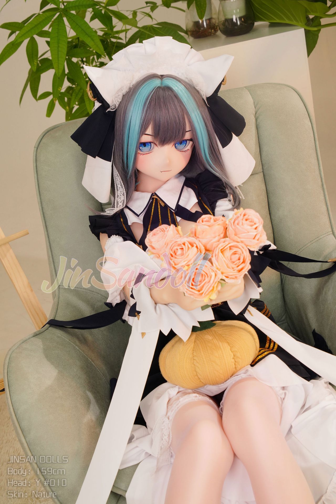 Picture of WM Dolls 5ft3/159cm B Cup PVC Head Anime TPE Sex Doll - Yukio