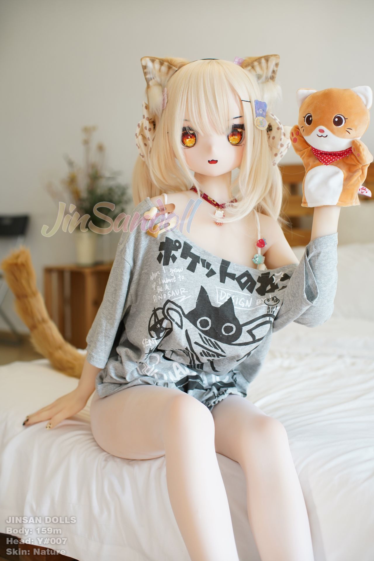 Picture of WM Dolls 5ft3/159cm B Cup PVC Head Cute AnimeTPE Sex Doll - Ayano