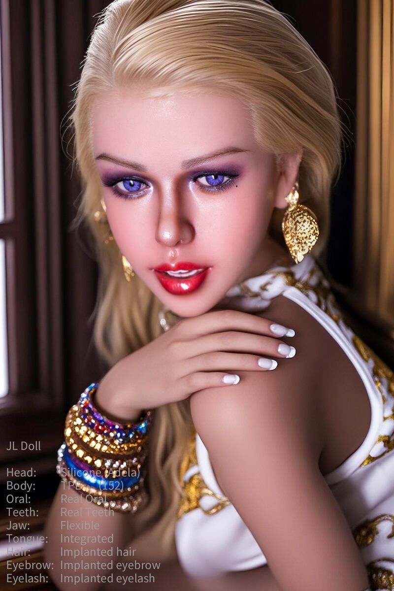 Picture of Jarliet 152cm/4ft12 E-cup Silicone Head Sex Doll – Adela