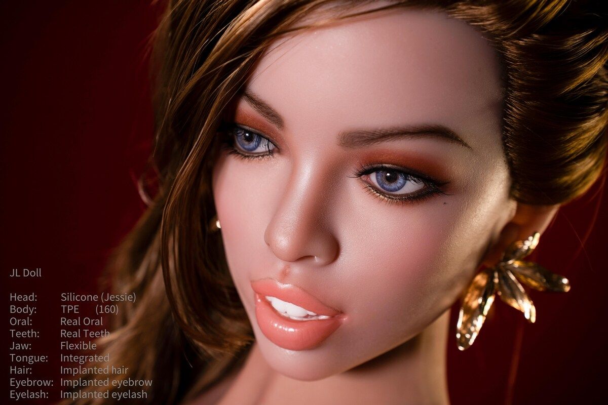 Picture of Jarliet 160cm/5ft3 M-cup Silicone Head Sex Doll – Jessie