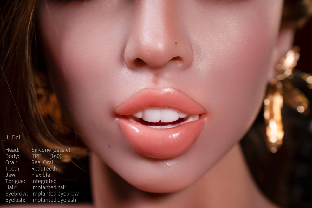 Picture of Jarliet 160cm/5ft3 M-cup Silicone Head Sex Doll – Jessie