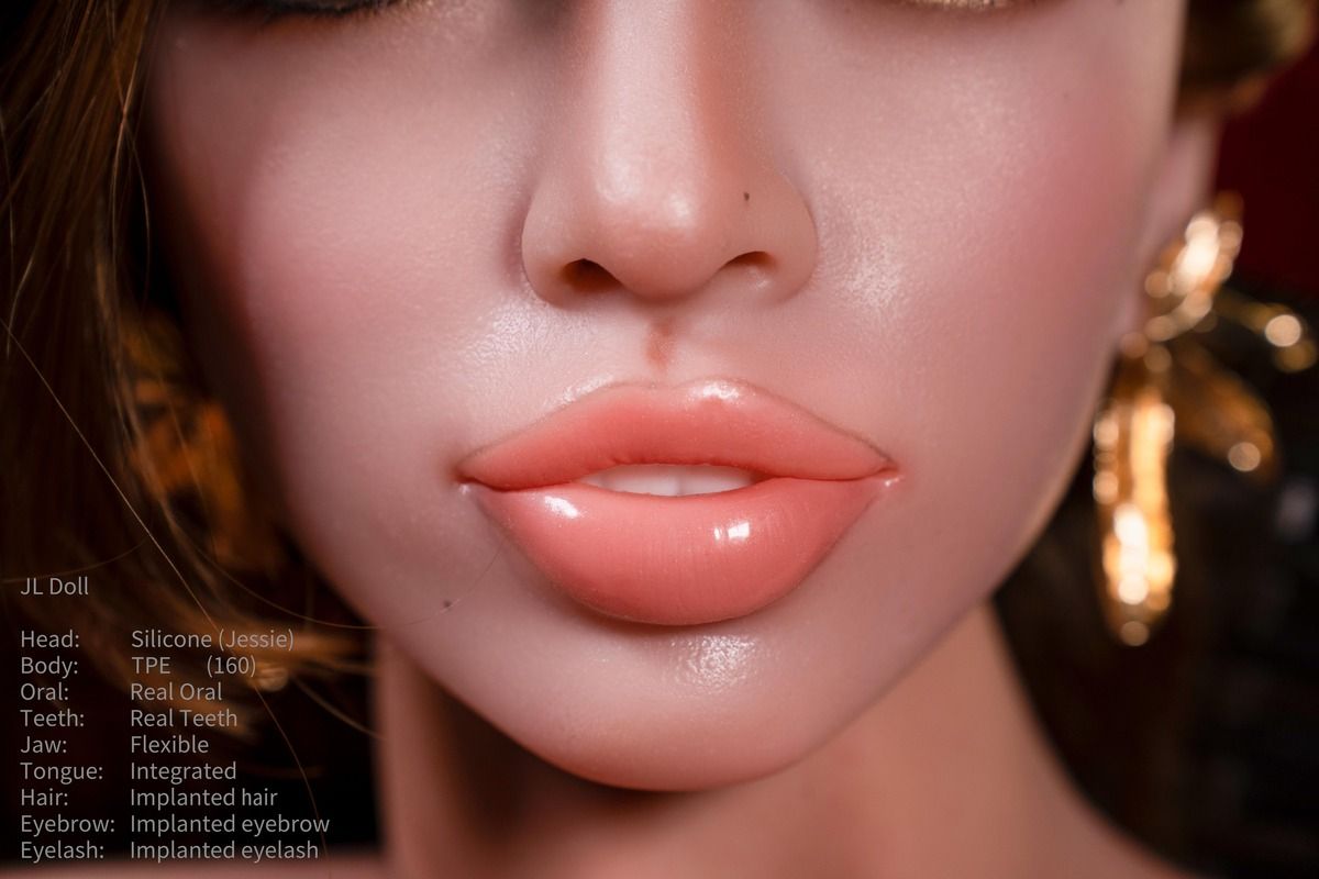 Picture of Jarliet 160cm/5ft3 M-cup Silicone Head Sex Doll – Jessie
