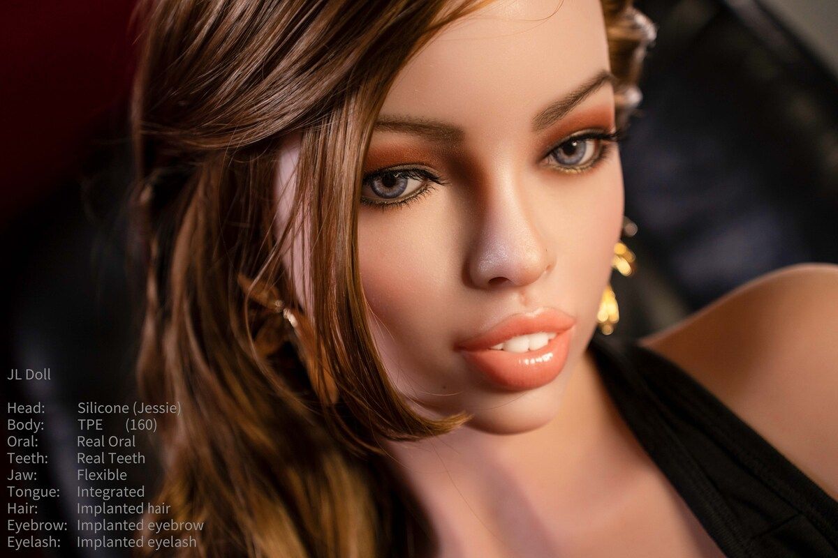 Picture of Jarliet 160cm/5ft3 M-cup Silicone Head Sex Doll – Jessie