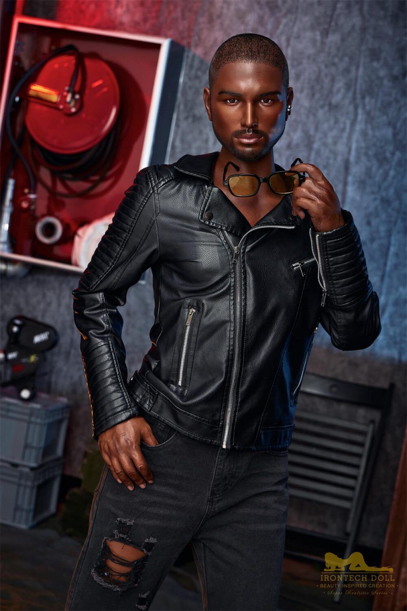 Picture of Irontech Doll – Ebony Full Silicone Sex Doll 170cm(5.58') M1 Kevin