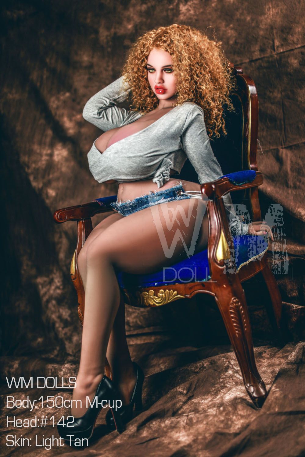 Picture of WM Dolls 4ft9/150cm M Cup TPE Sex Doll - Charlotte