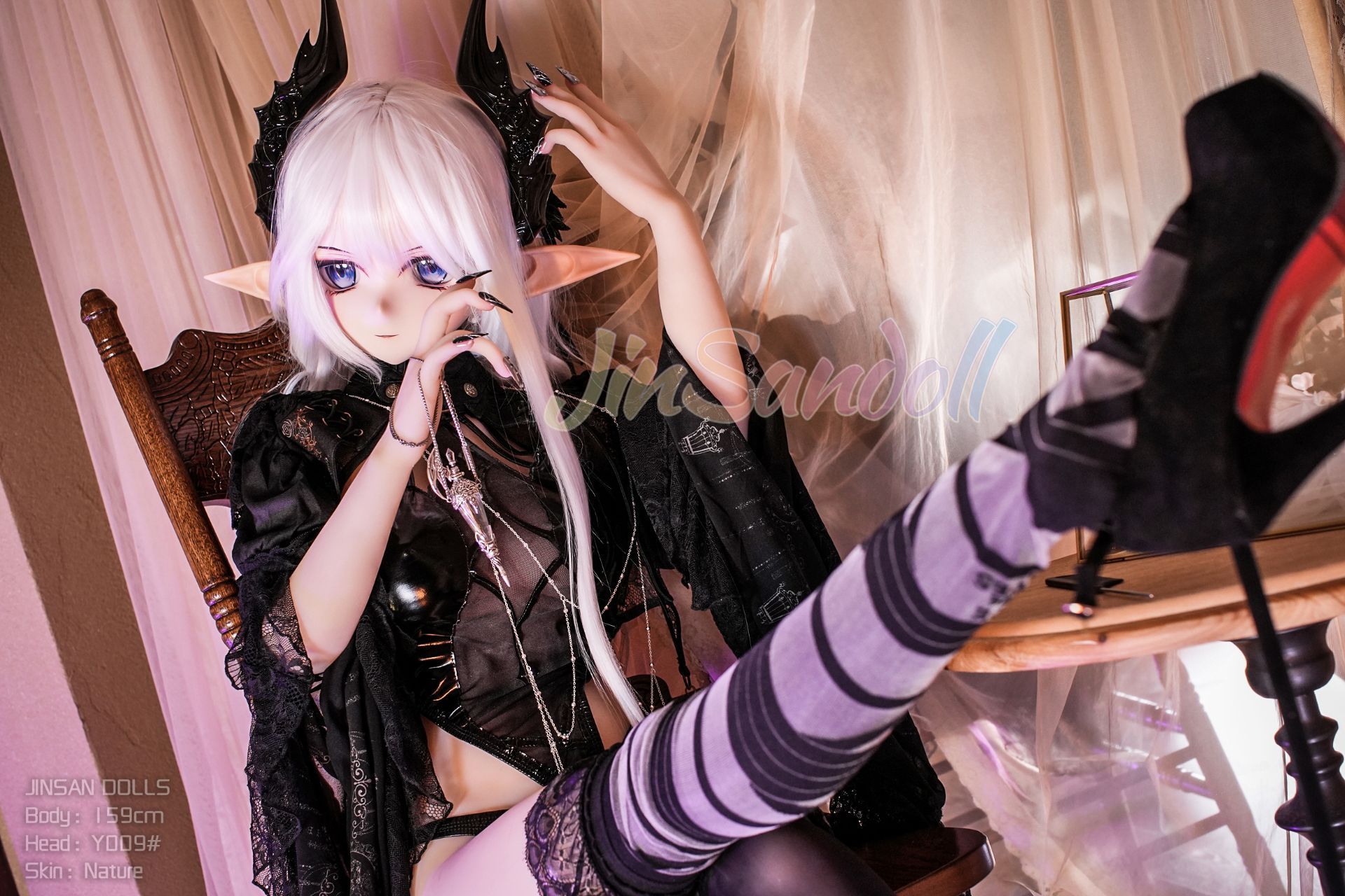 Picture of WM Dolls 5ft3/159cm B Cup PVC Head TPE Sex Doll - Elita