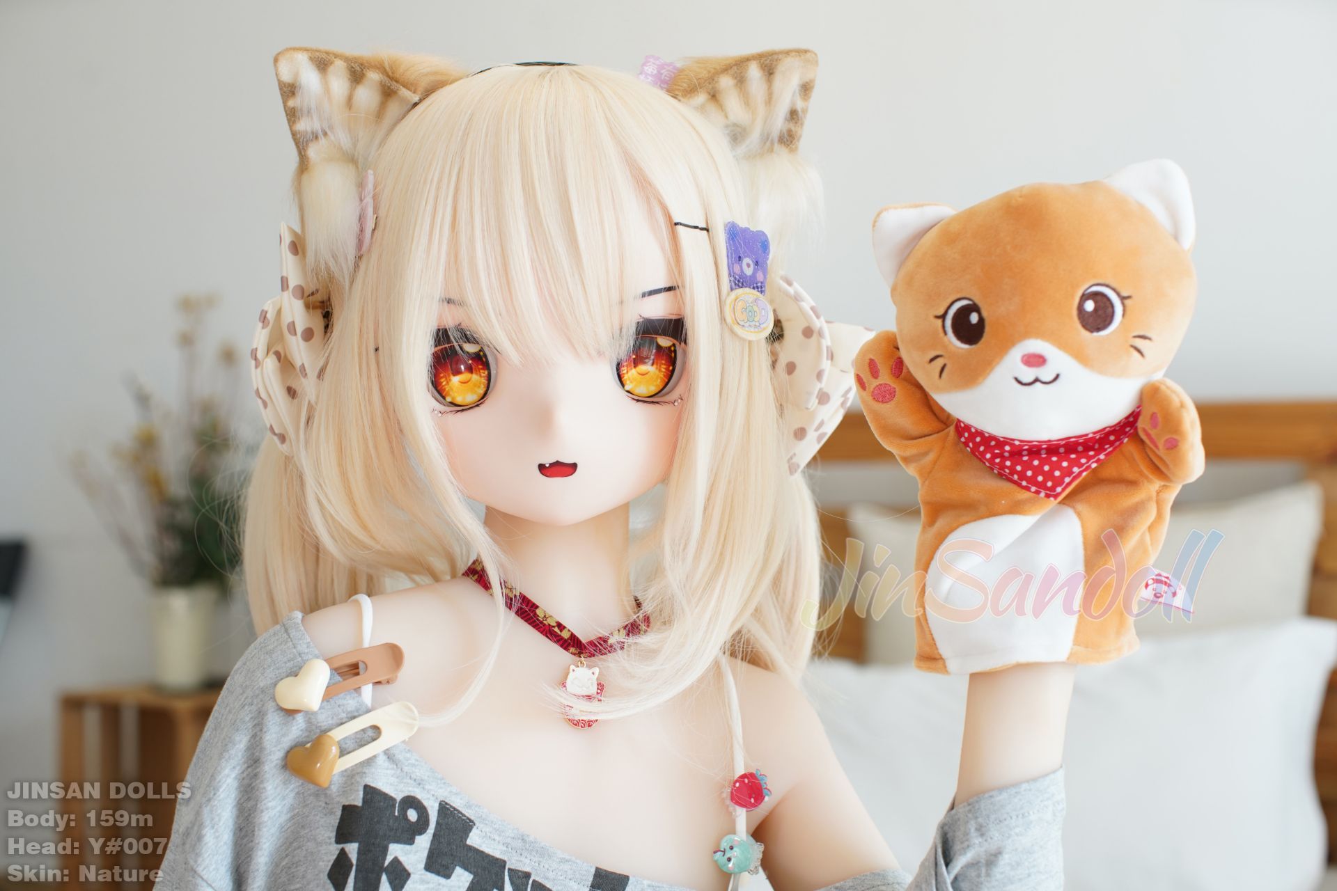 Picture of WM Dolls 5ft3/159cm B Cup PVC Head Cute AnimeTPE Sex Doll - Ayano