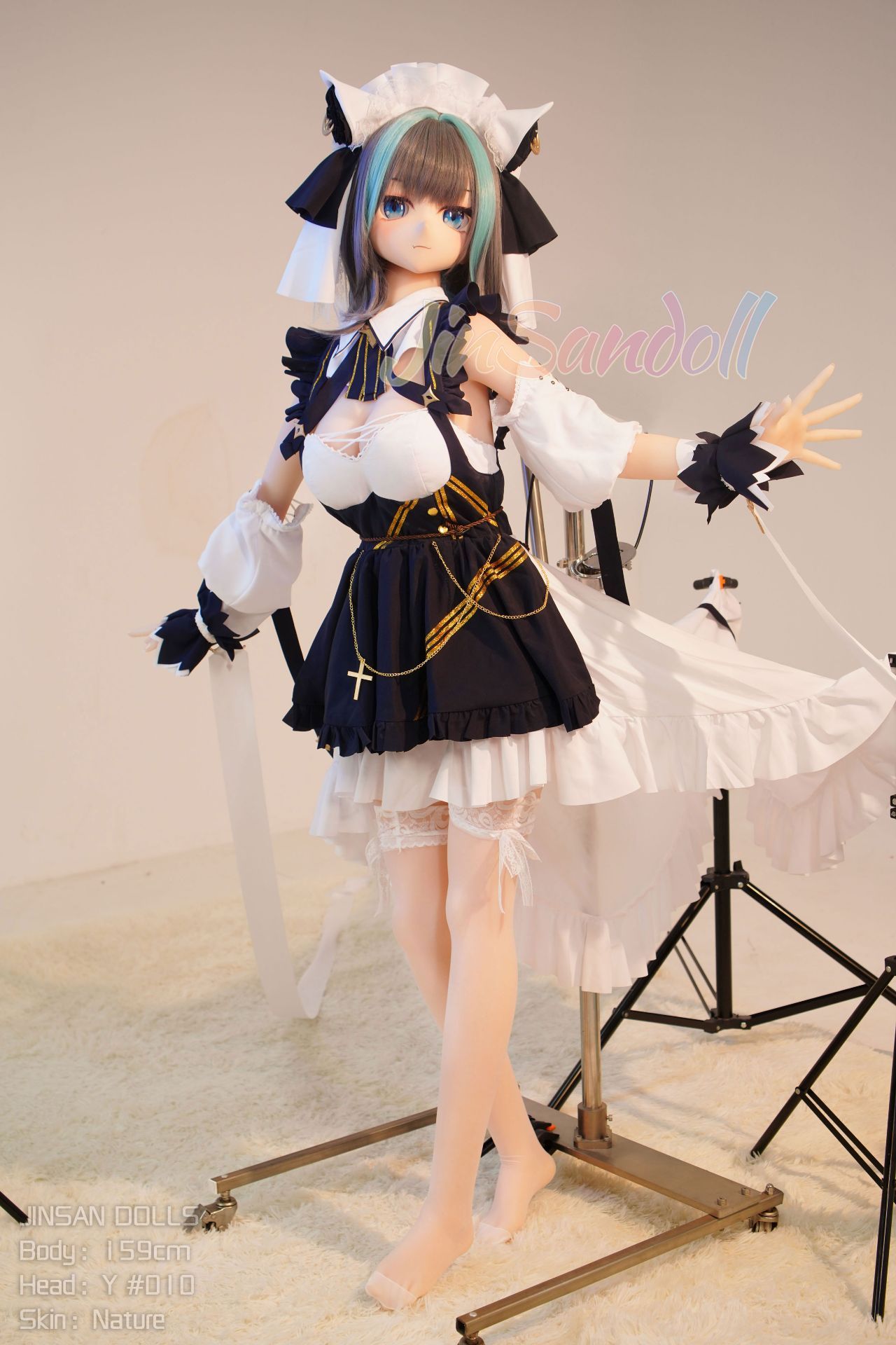 Picture of WM Dolls 5ft3/159cm B Cup PVC Head Anime TPE Sex Doll - Yukio