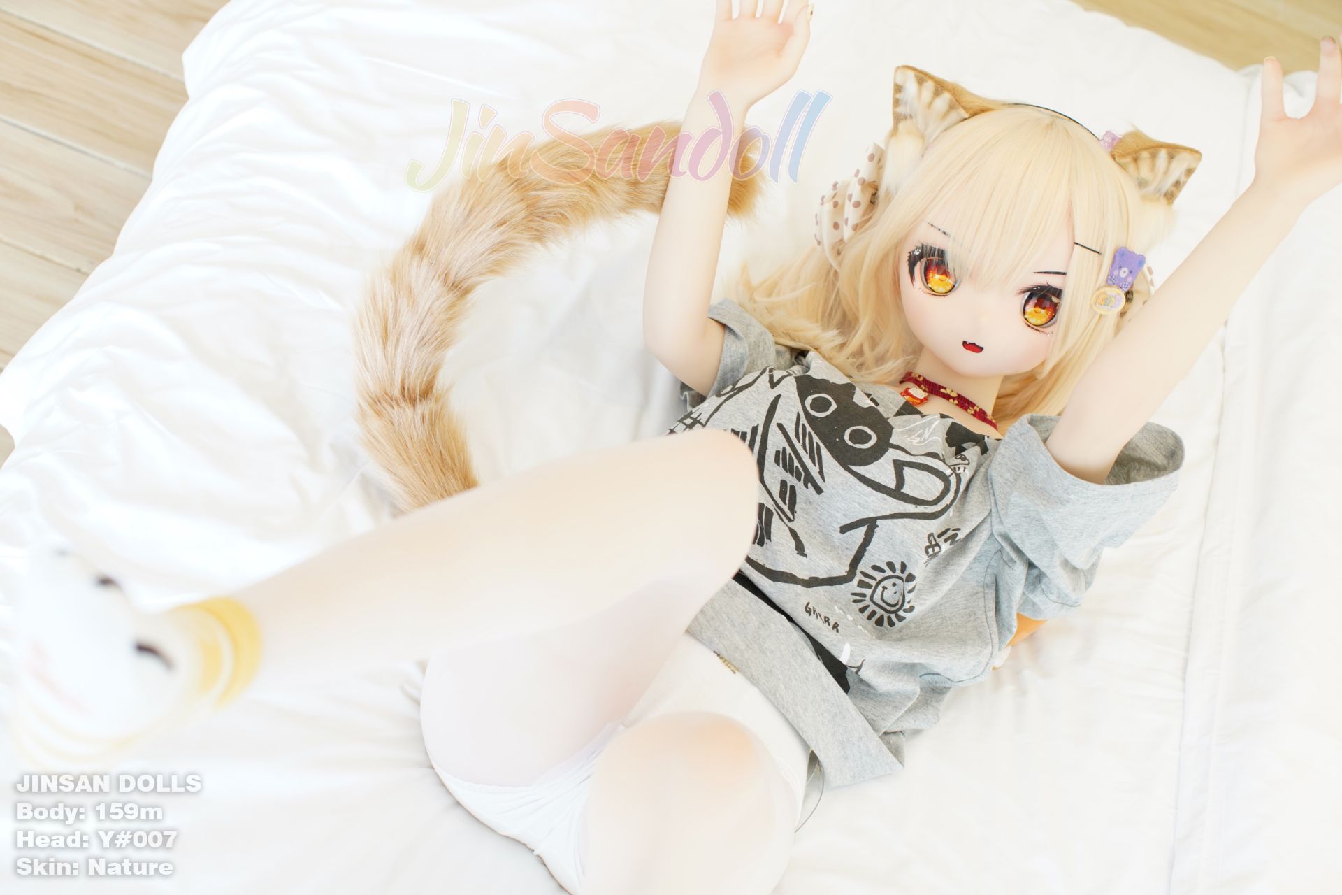 Picture of WM Dolls 5ft3/159cm B Cup PVC Head Cute AnimeTPE Sex Doll - Ayano