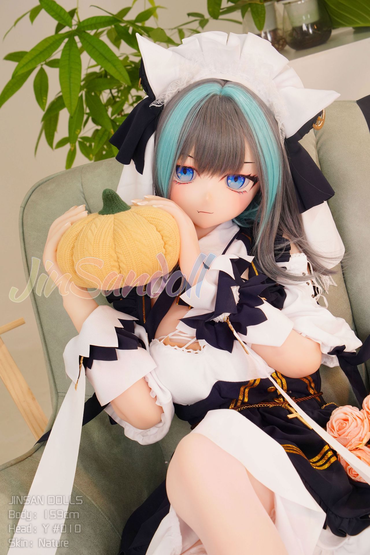 Picture of WM Dolls 5ft3/159cm B Cup PVC Head Anime TPE Sex Doll - Yukio