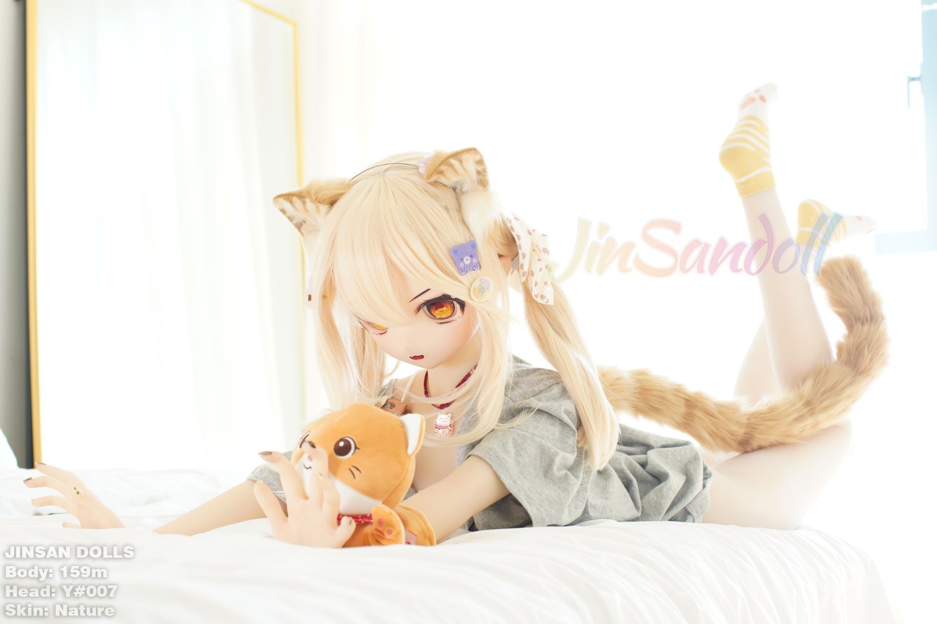 Picture of WM Dolls 5ft3/159cm B Cup PVC Head Cute AnimeTPE Sex Doll - Ayano