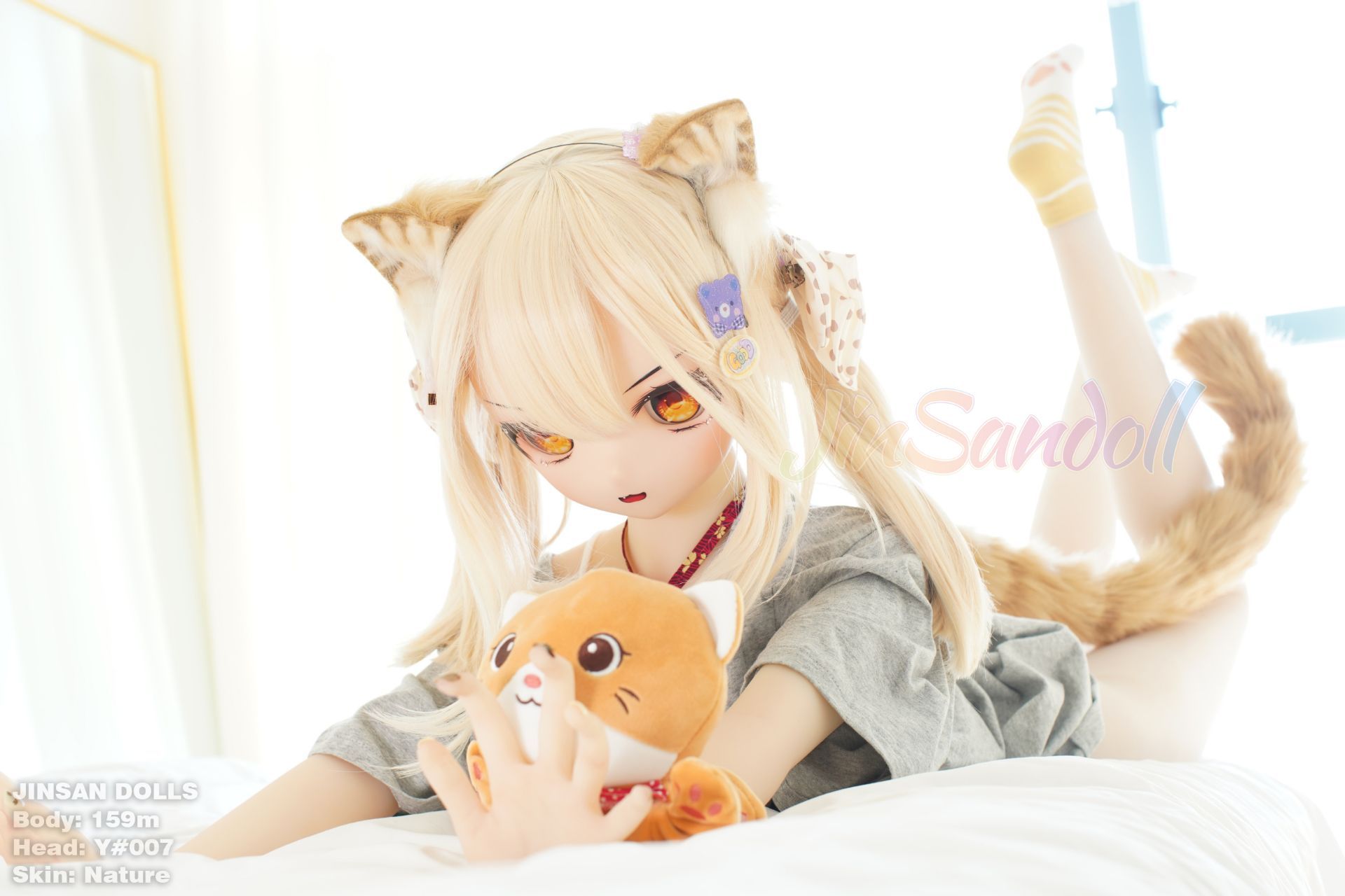 Picture of WM Dolls 5ft3/159cm B Cup PVC Head Cute AnimeTPE Sex Doll - Ayano