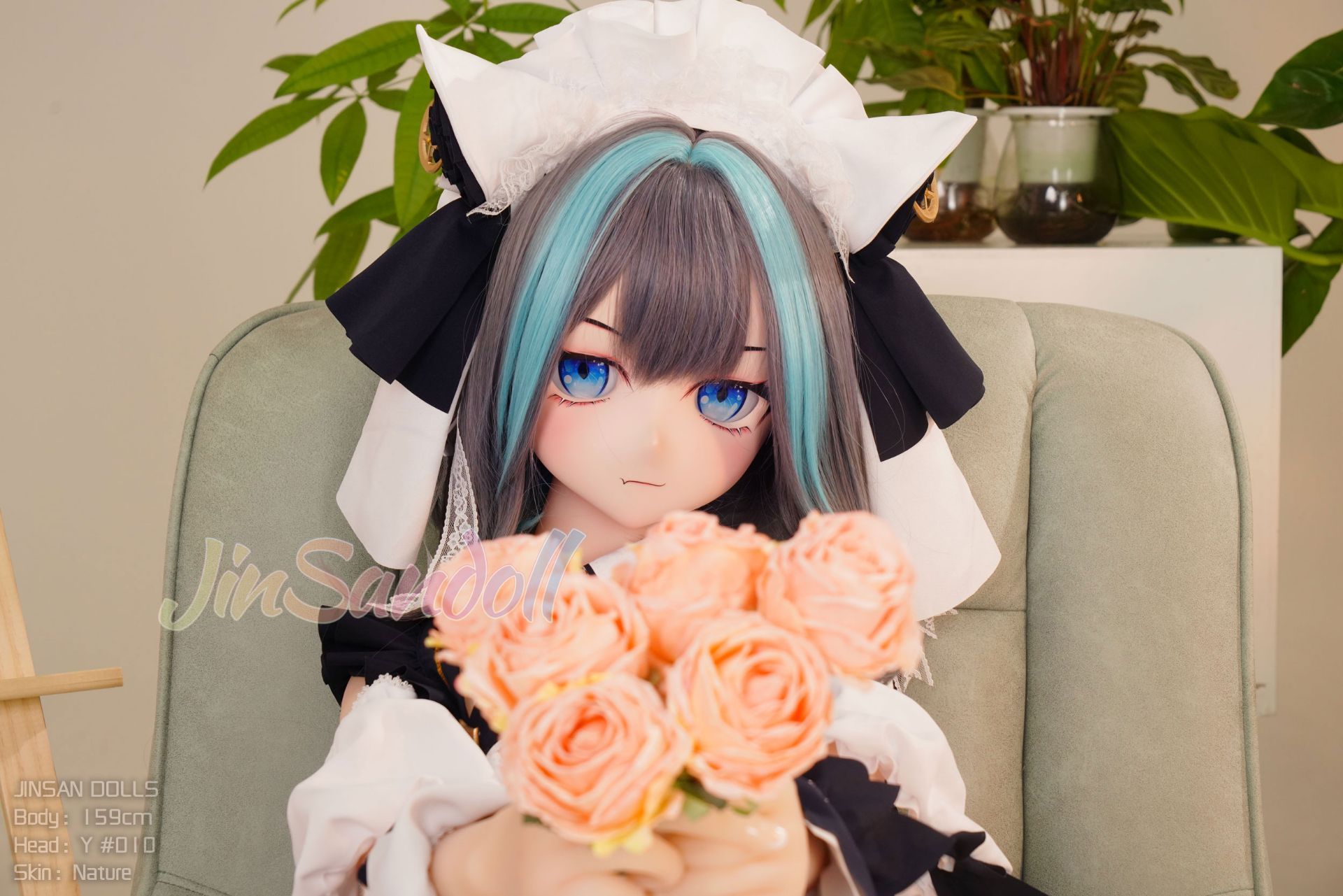 Picture of WM Dolls 5ft3/159cm B Cup PVC Head Anime TPE Sex Doll - Yukio