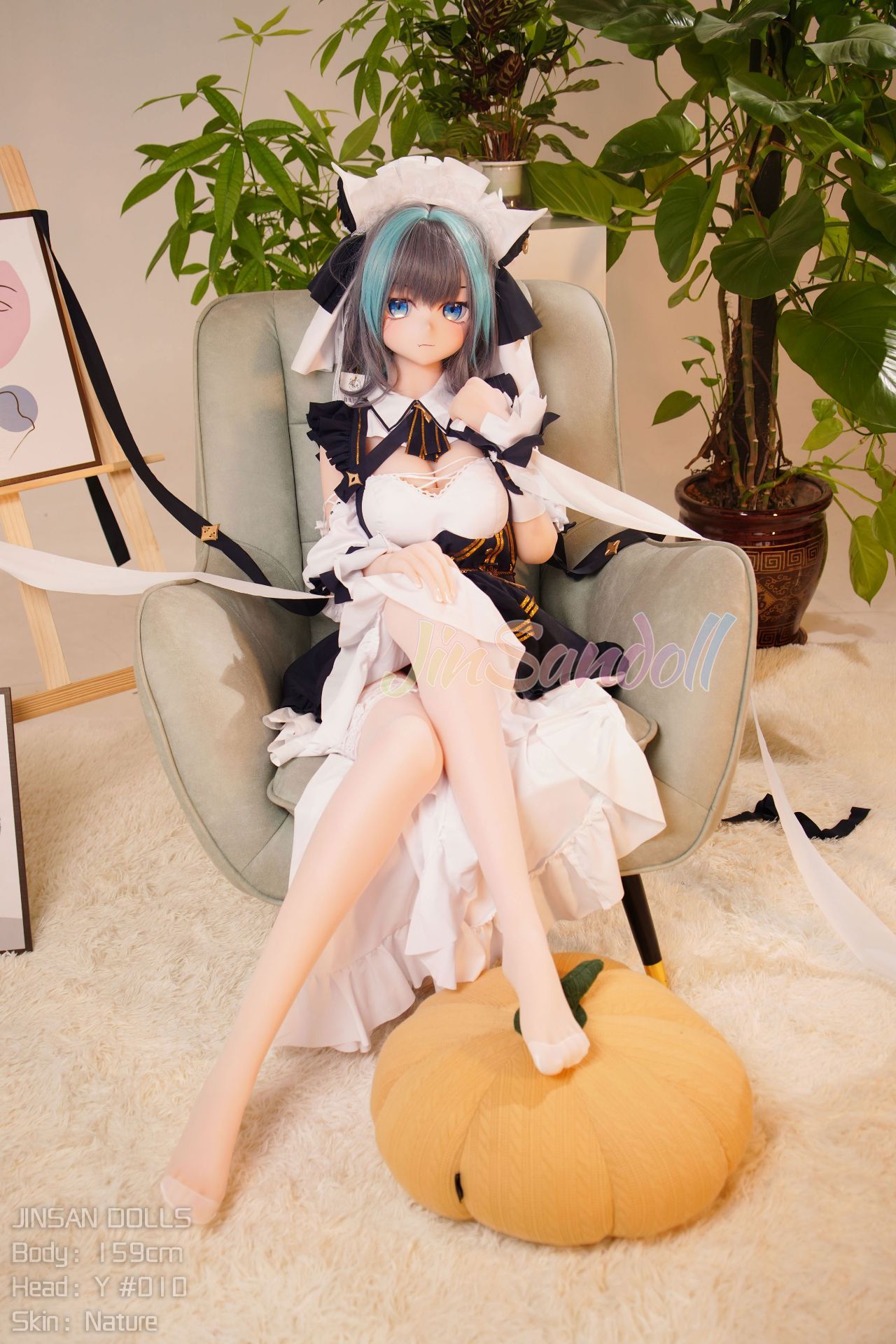 Picture of WM Dolls 5ft3/159cm B Cup PVC Head Anime TPE Sex Doll - Yukio