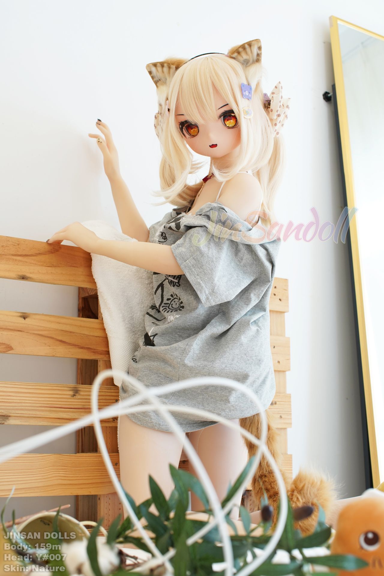 Picture of WM Dolls 5ft3/159cm B Cup PVC Head Cute AnimeTPE Sex Doll - Ayano