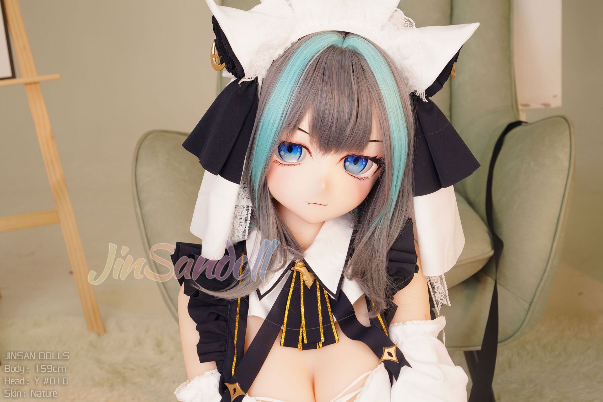 Picture of WM Dolls 5ft3/159cm B Cup PVC Head Anime TPE Sex Doll - Yukio