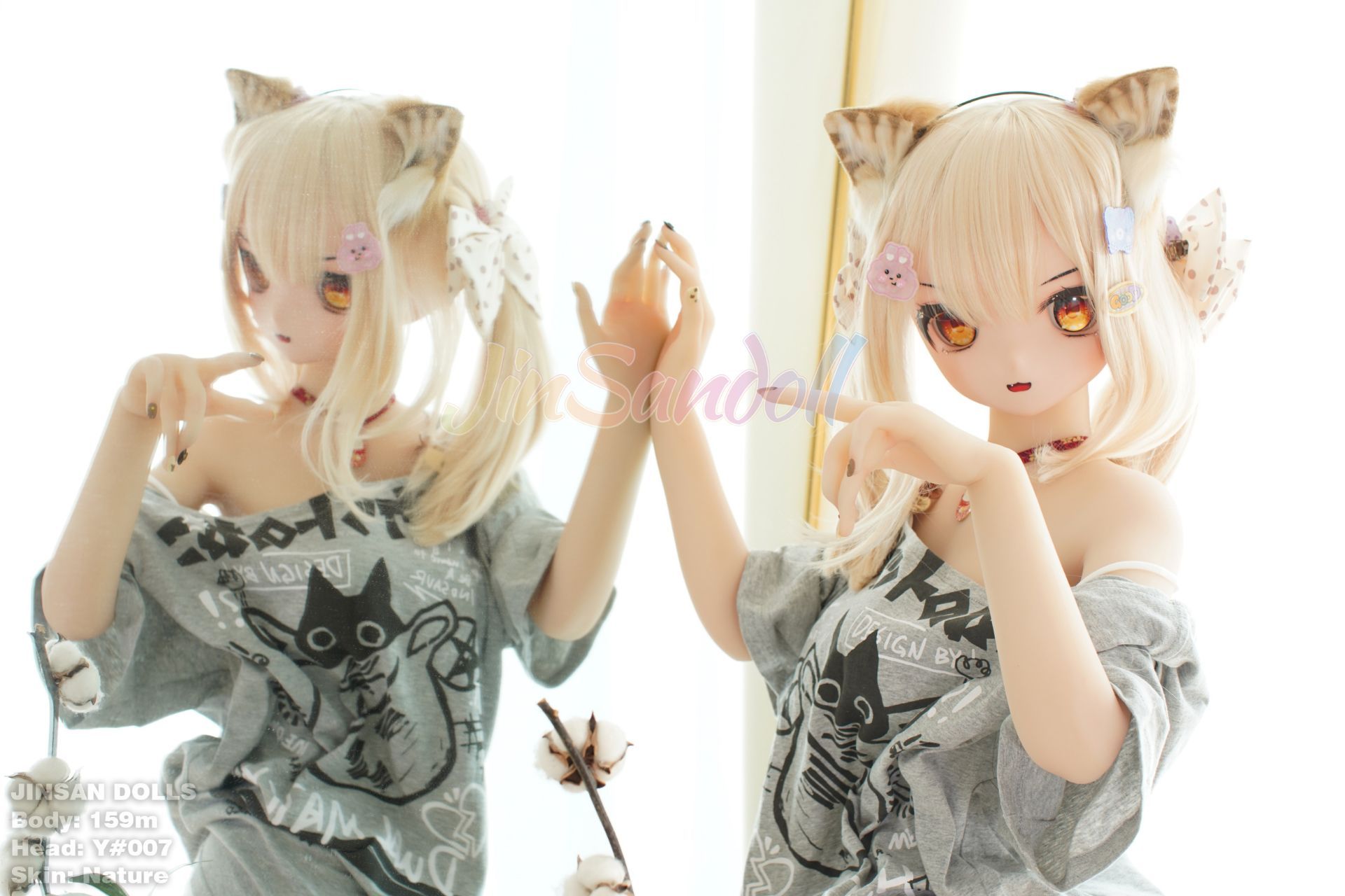 Picture of WM Dolls 5ft3/159cm B Cup PVC Head Cute AnimeTPE Sex Doll - Ayano