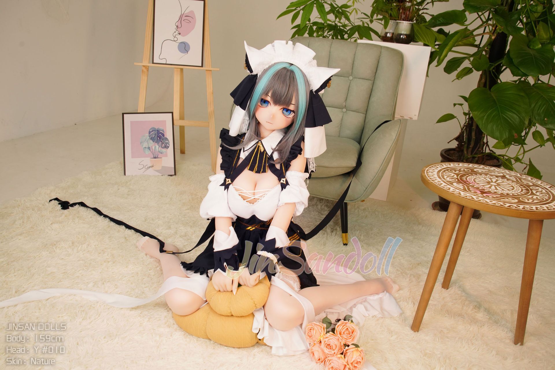 Picture of WM Dolls 5ft3/159cm B Cup PVC Head Anime TPE Sex Doll - Yukio