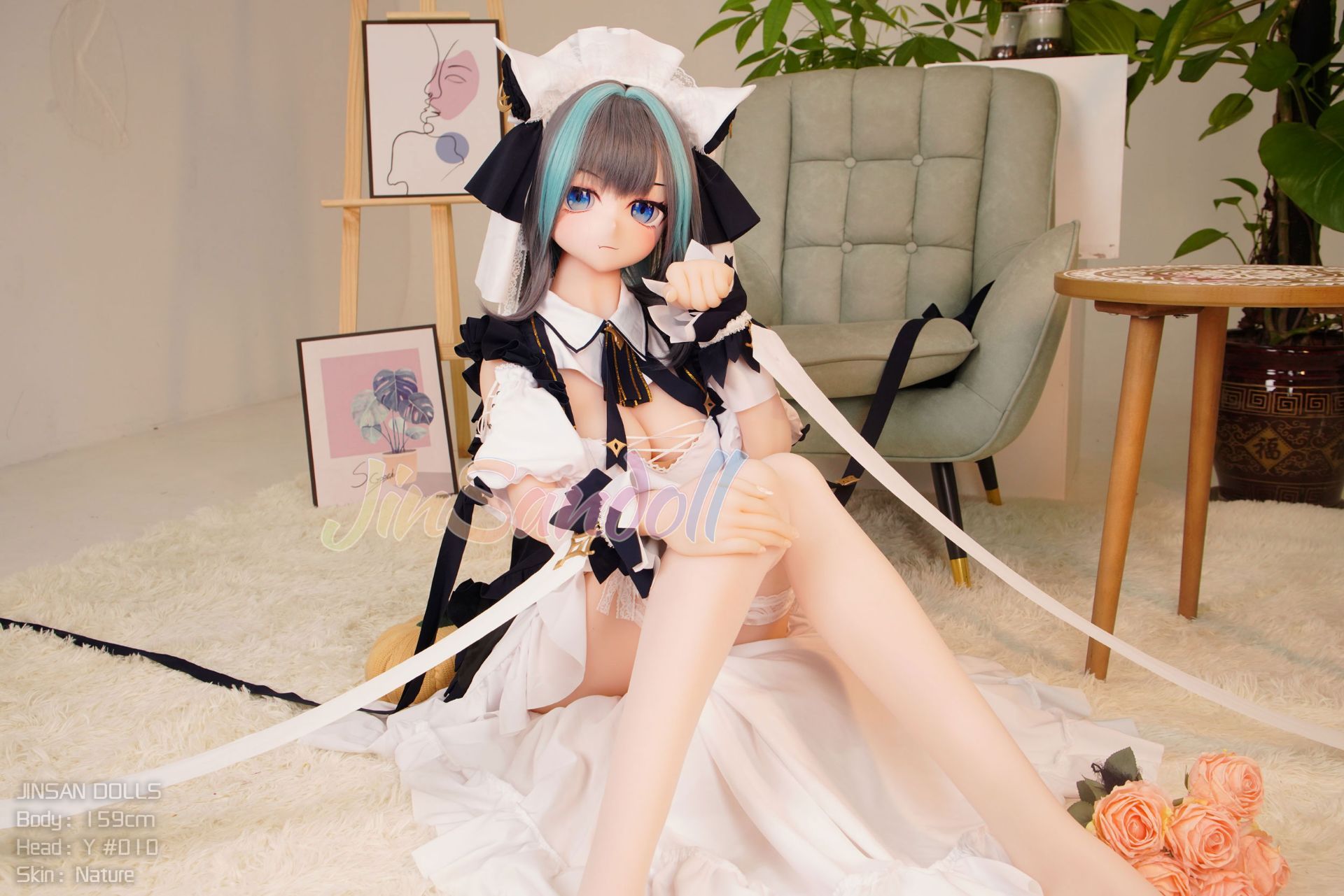 Picture of WM Dolls 5ft3/159cm B Cup PVC Head Anime TPE Sex Doll - Yukio
