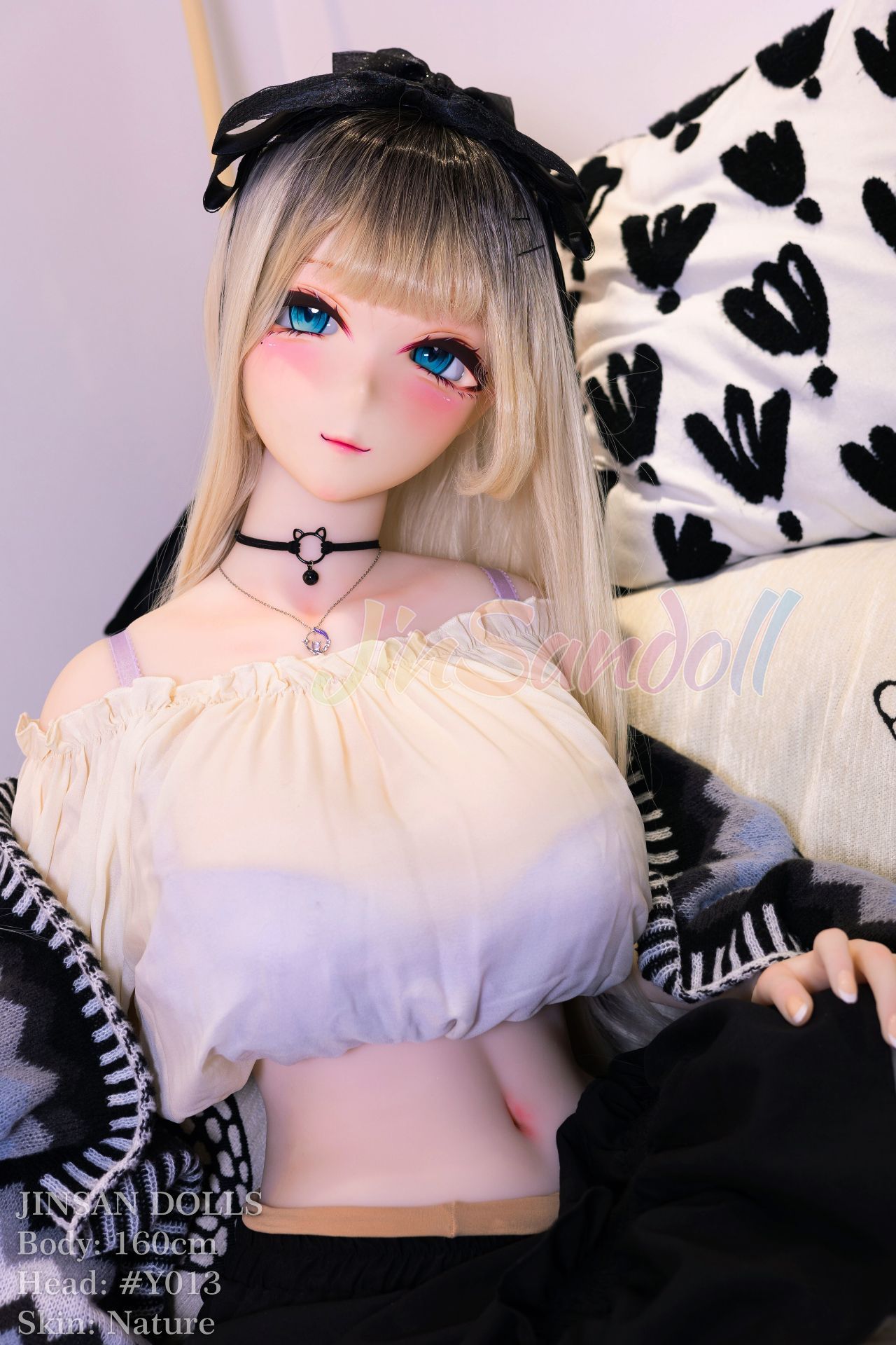 Picture of WM Dolls 5ft3/160cm H Cup TPE Anime PVC HeadHentai Sex Doll - Sylvia
