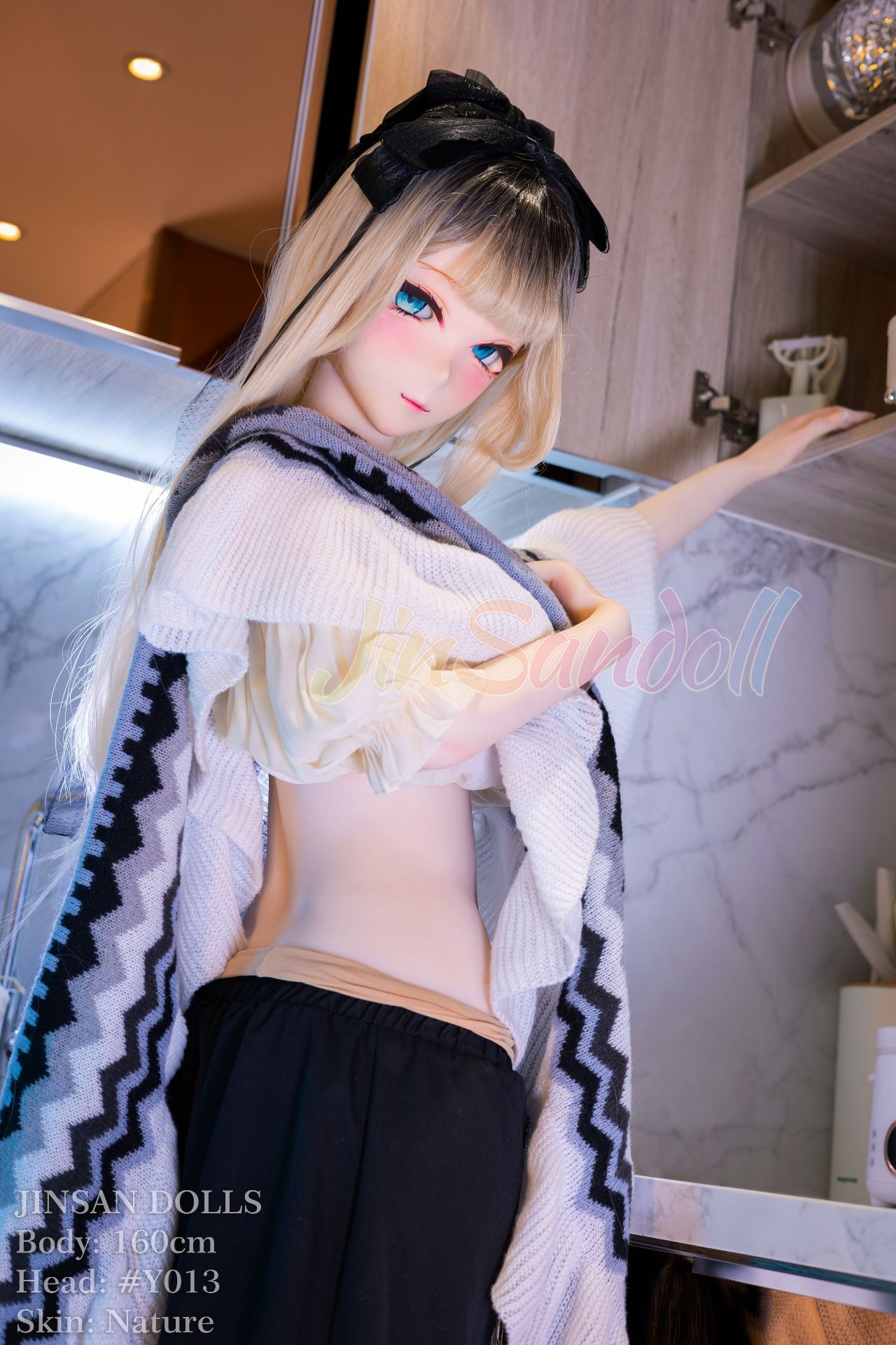 Picture of WM Dolls 5ft3/160cm H Cup TPE Anime PVC HeadHentai Sex Doll - Sylvia