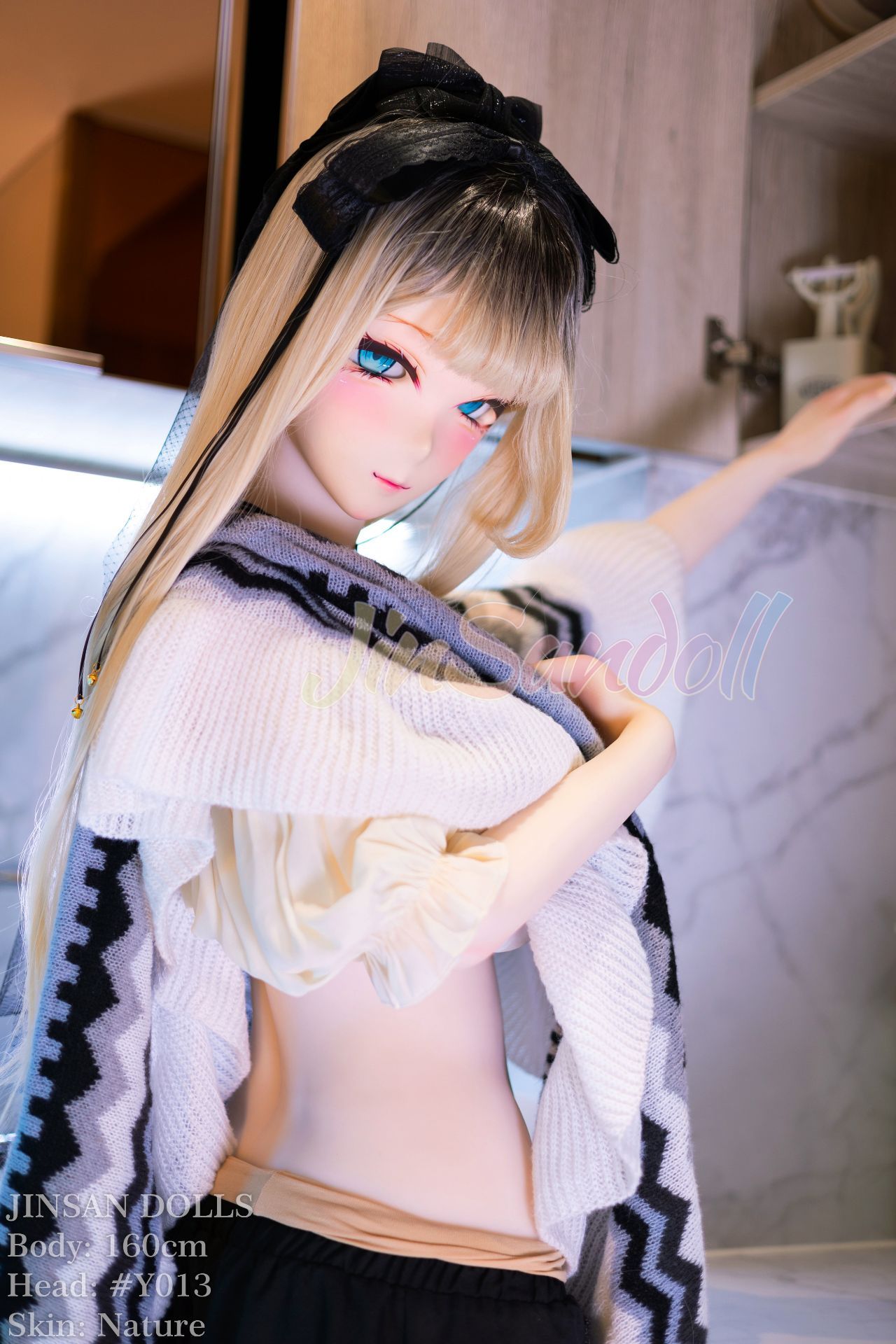Picture of WM Dolls 5ft3/160cm H Cup TPE Anime PVC HeadHentai Sex Doll - Sylvia