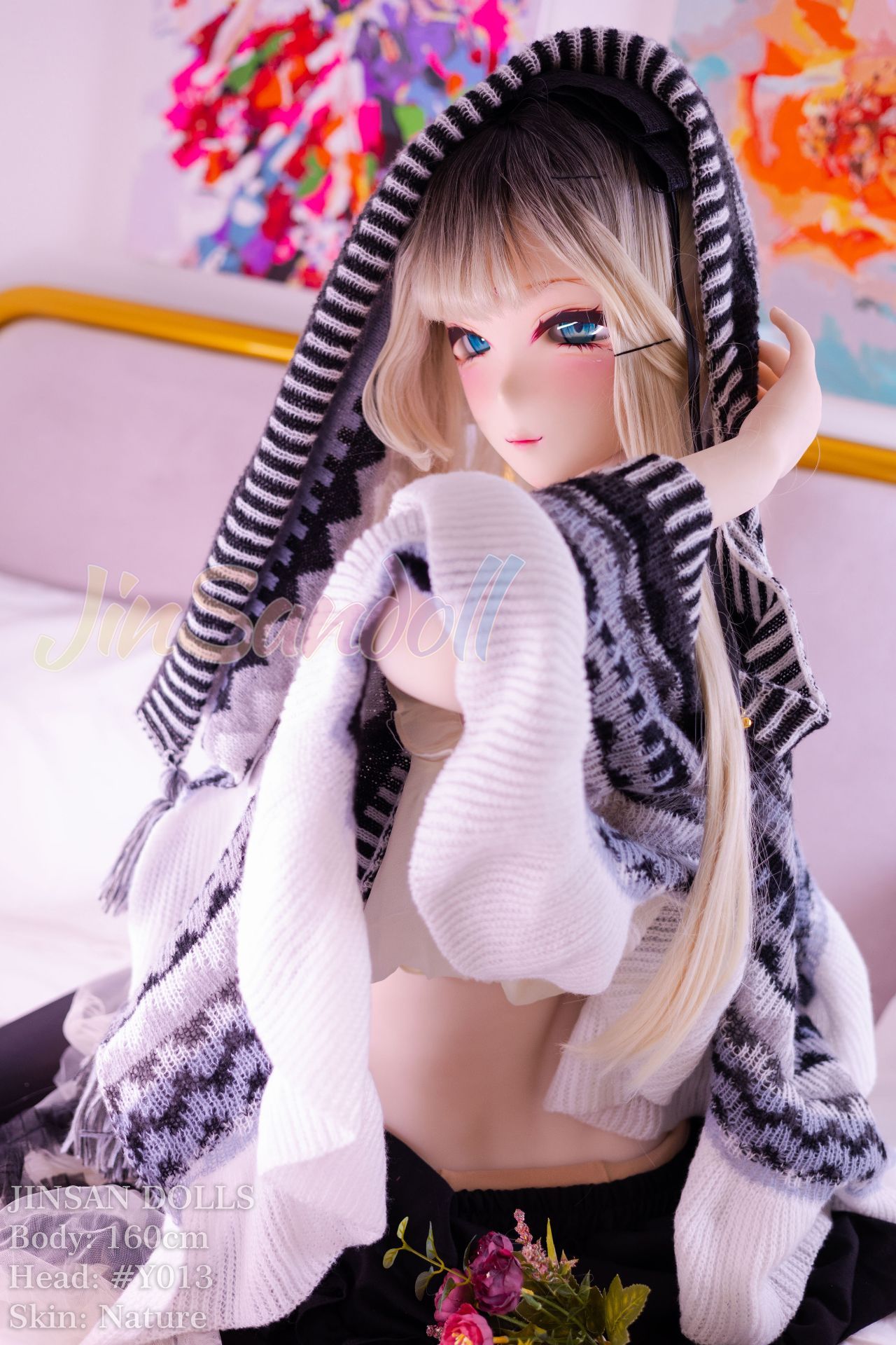 Picture of WM Dolls 5ft3/160cm H Cup TPE Anime PVC HeadHentai Sex Doll - Sylvia