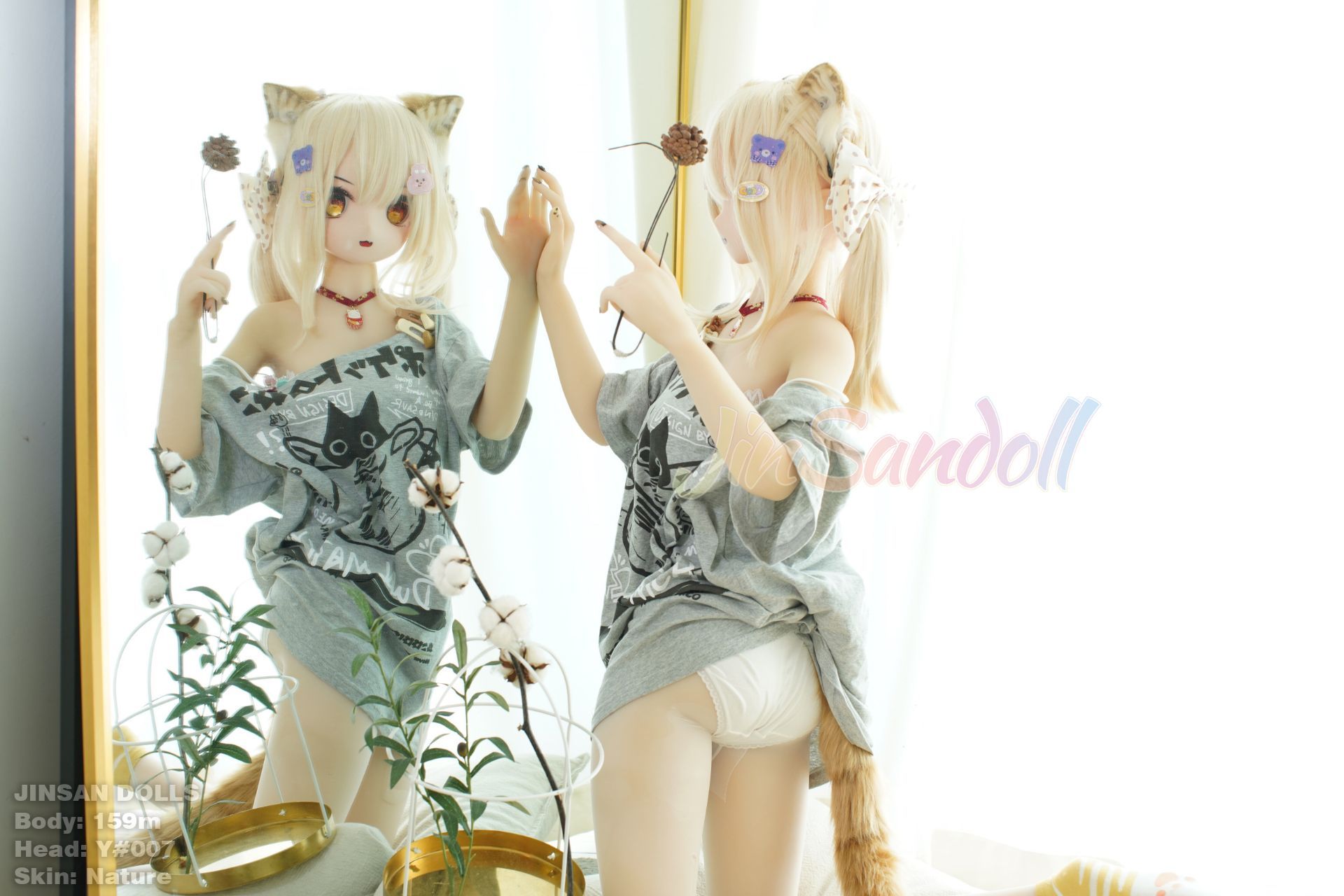 Picture of WM Dolls 5ft3/159cm B Cup PVC Head Cute AnimeTPE Sex Doll - Ayano