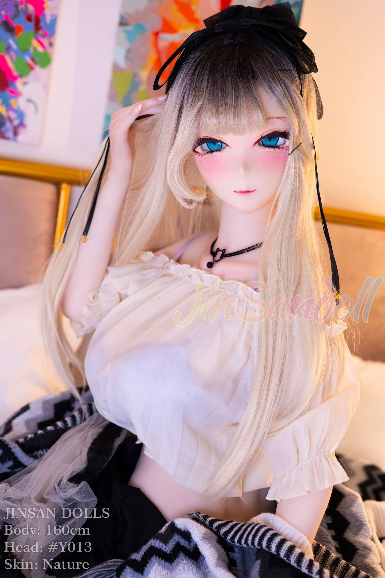 Picture of WM Dolls 5ft3/160cm H Cup TPE Anime PVC HeadHentai Sex Doll - Sylvia
