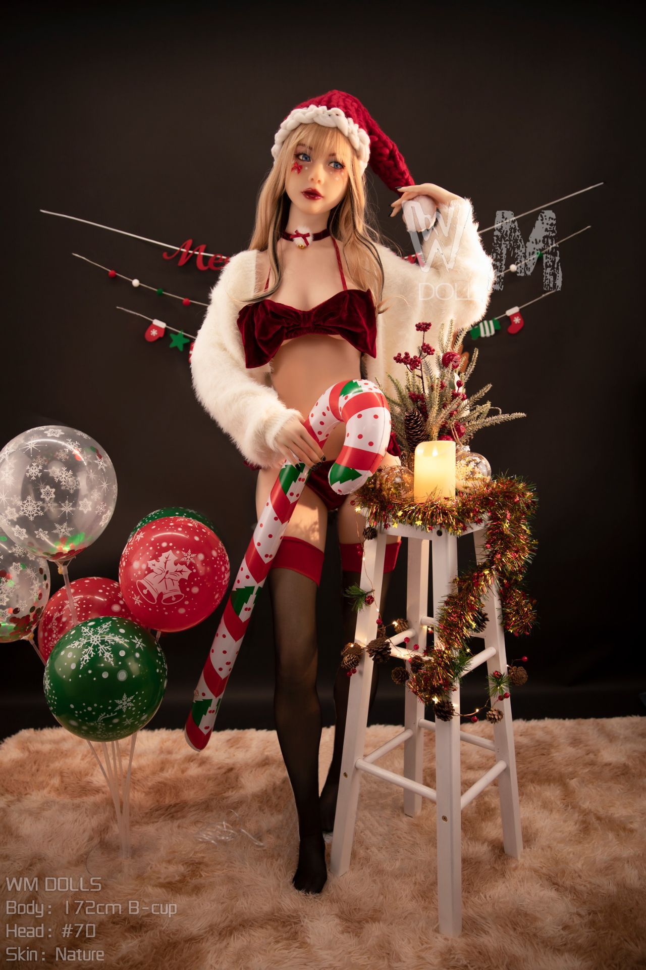 Picture of WM Dolls 5ft6/172cm B cup TPE Christmas Sex Doll - Jennifer
