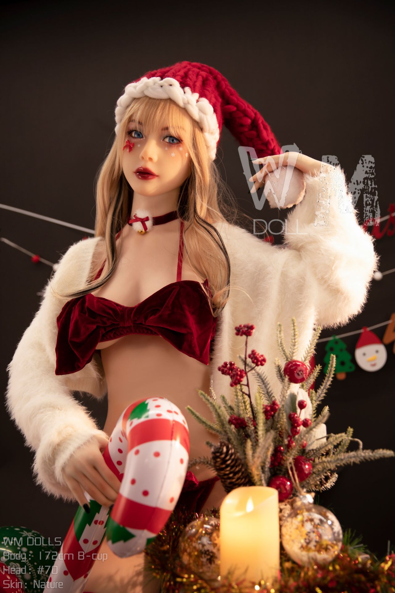 Picture of WM Dolls 5ft6/172cm B cup TPE Christmas Sex Doll - Jennifer