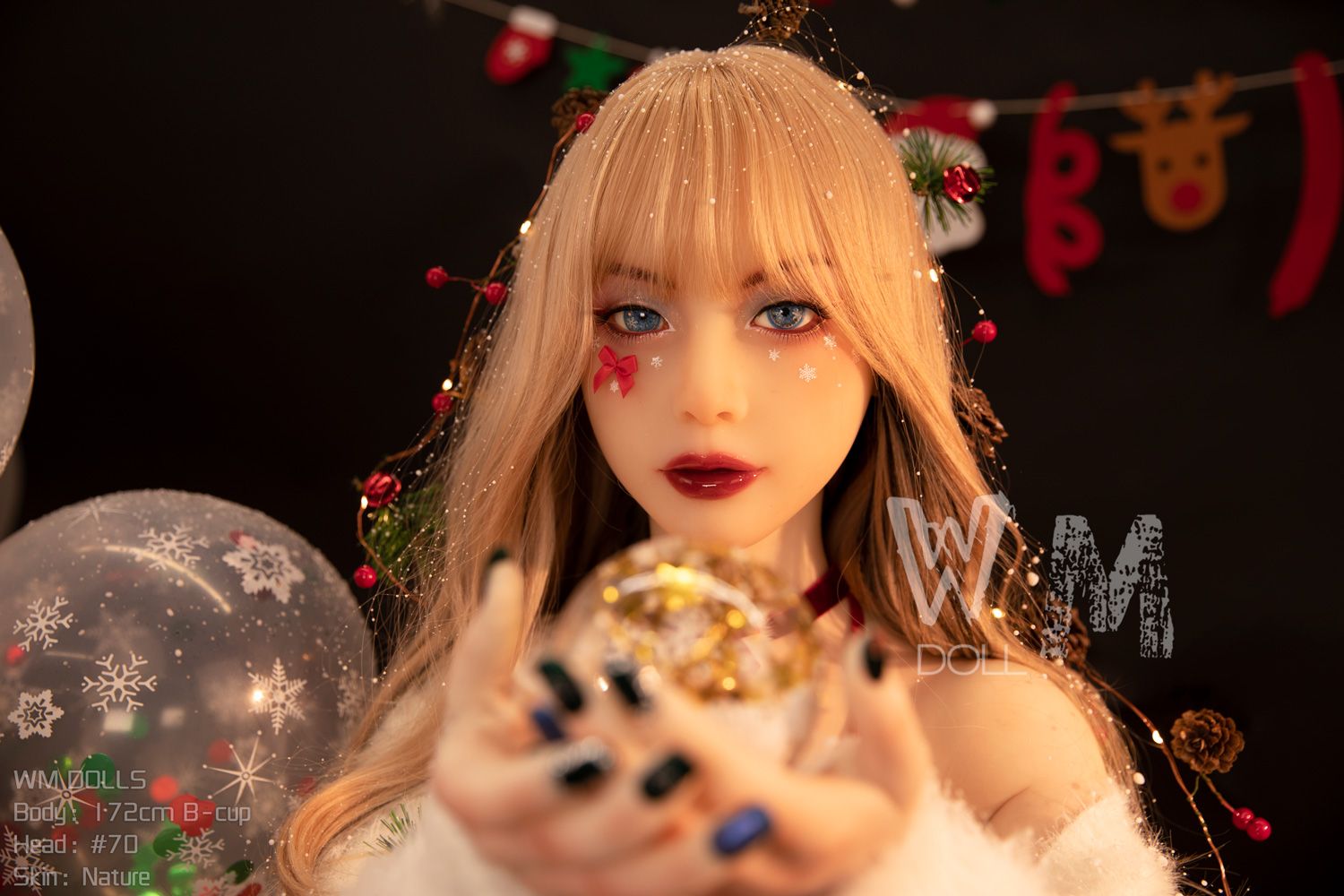 Picture of WM Dolls 5ft6/172cm B cup TPE Christmas Sex Doll - Jennifer
