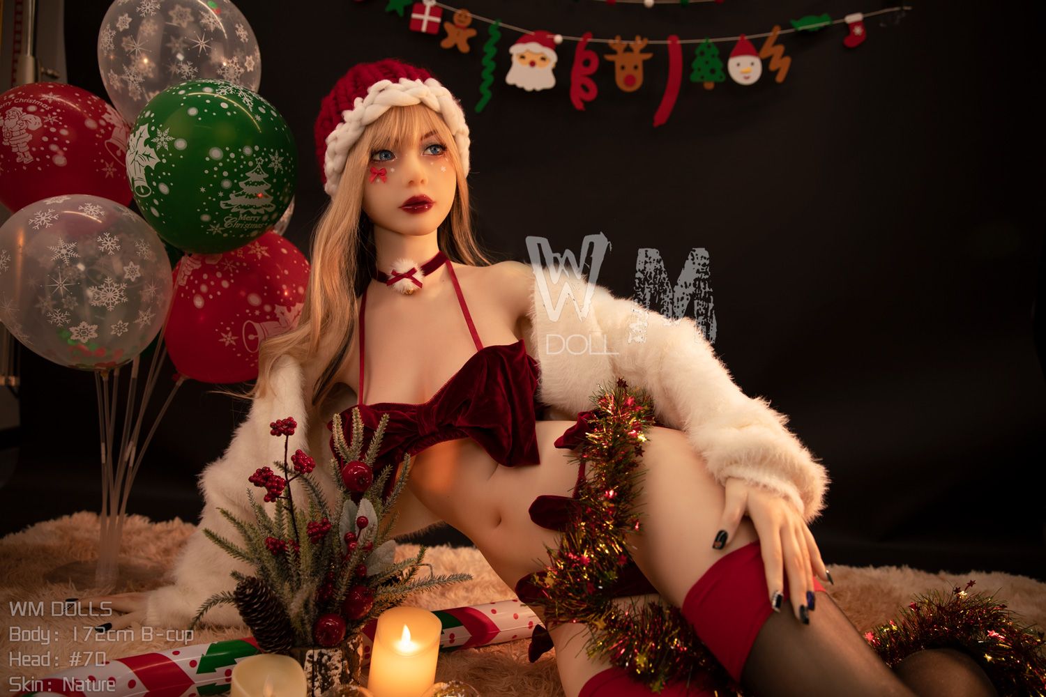 Picture of WM Dolls 5ft6/172cm B cup TPE Christmas Sex Doll - Jennifer