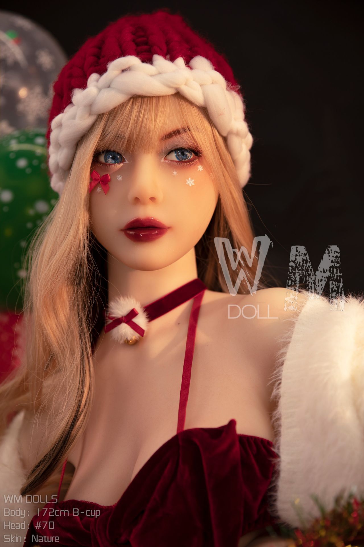 Picture of WM Dolls 5ft6/172cm B cup TPE Christmas Sex Doll - Jennifer