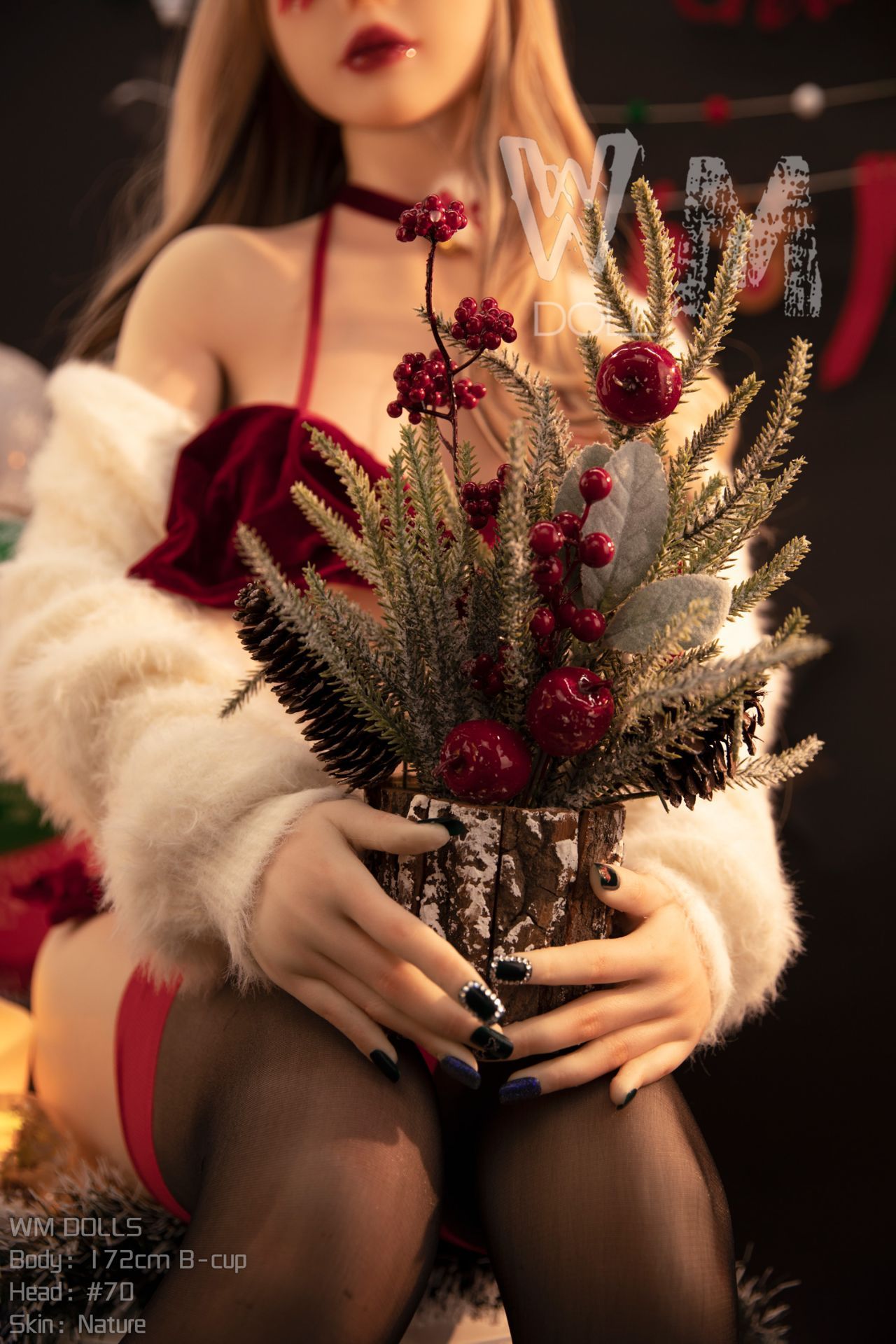 Picture of WM Dolls 5ft6/172cm B cup TPE Christmas Sex Doll - Jennifer