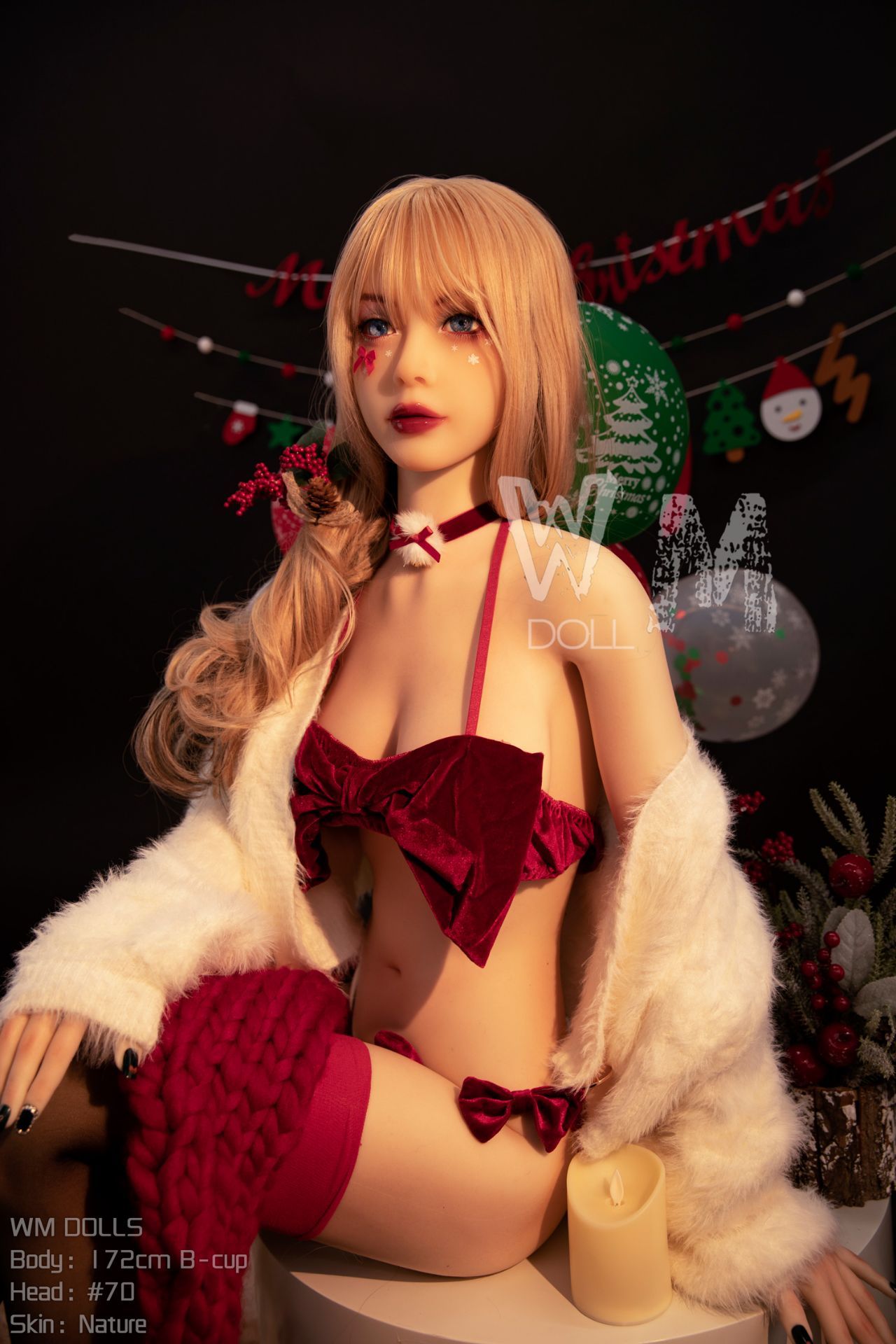 Picture of WM Dolls 5ft6/172cm B cup TPE Christmas Sex Doll - Jennifer