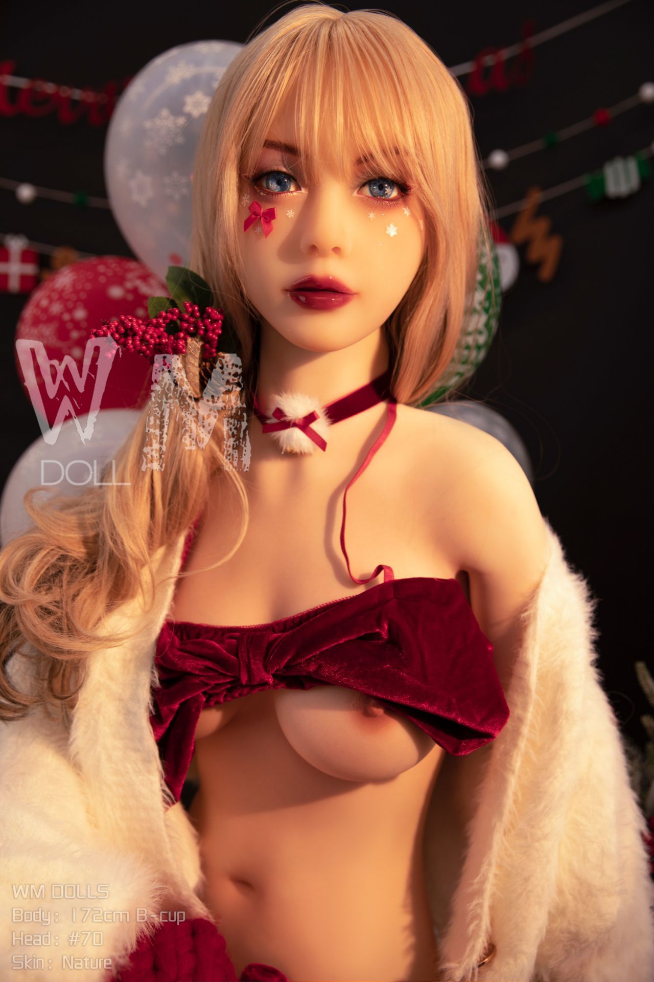 Picture of WM Dolls 5ft6/172cm B cup TPE Christmas Sex Doll - Jennifer