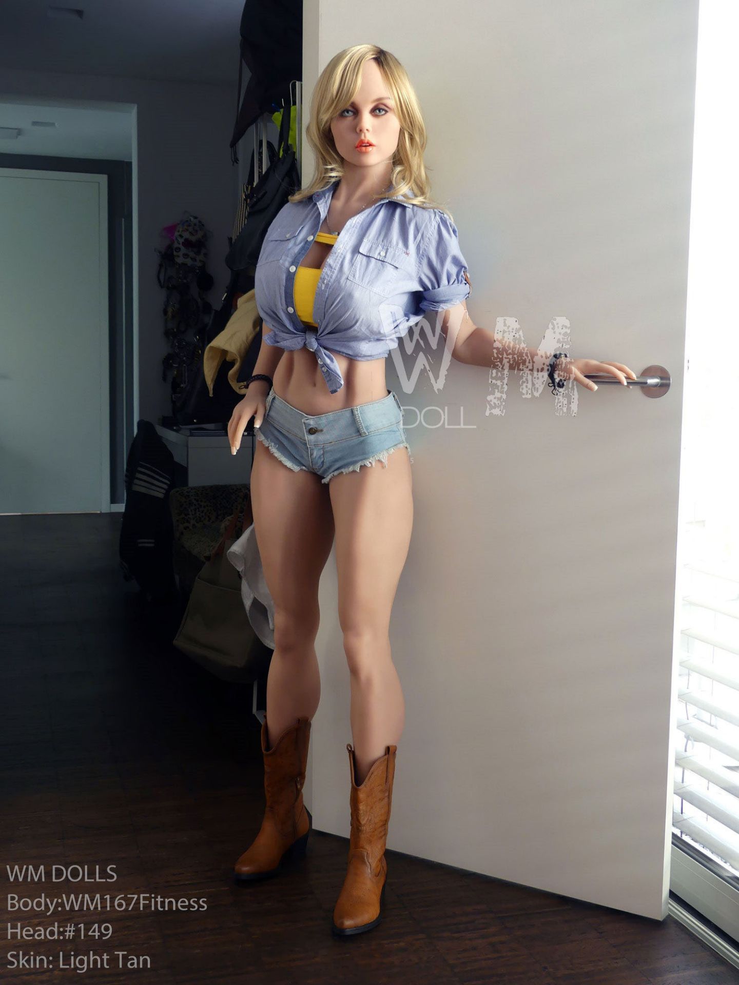 Picture of WM Dolls 5ft48/167cm H cup TPE Sex Doll - Allson