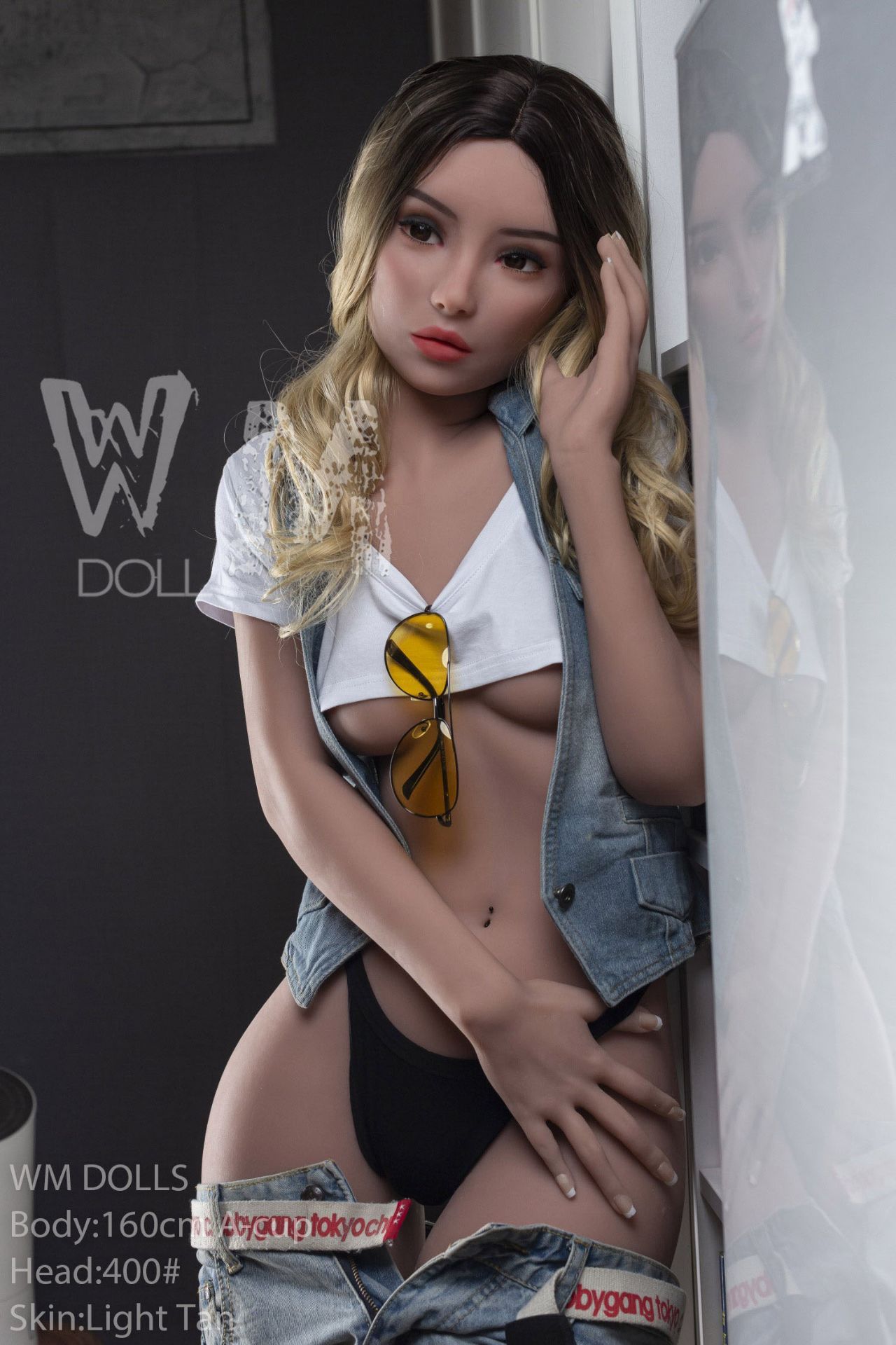 Picture of WM Dolls 5ft25/160cm A Cup TPE Sex Doll - Shirley