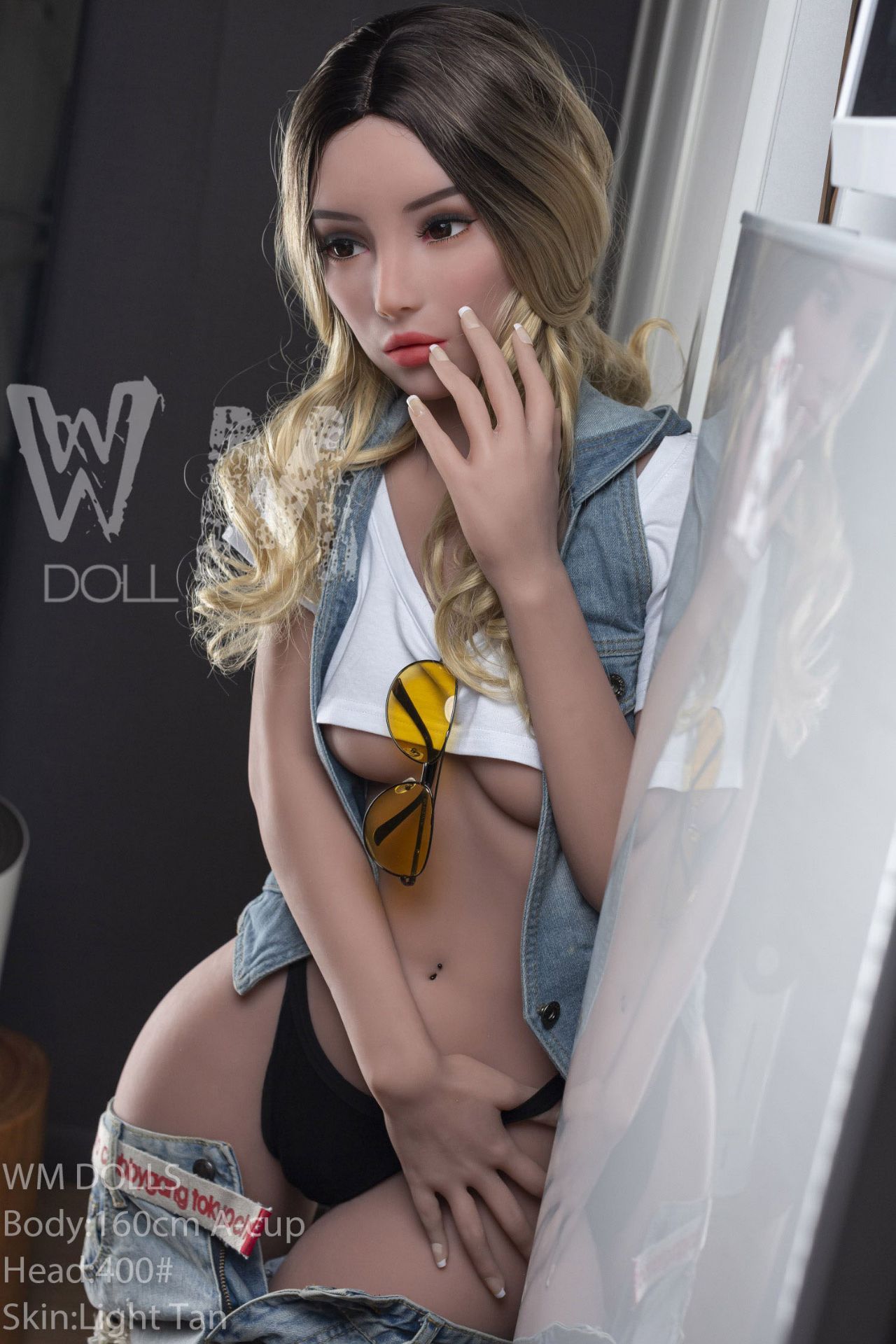Picture of WM Dolls 5ft25/160cm A Cup TPE Sex Doll - Shirley