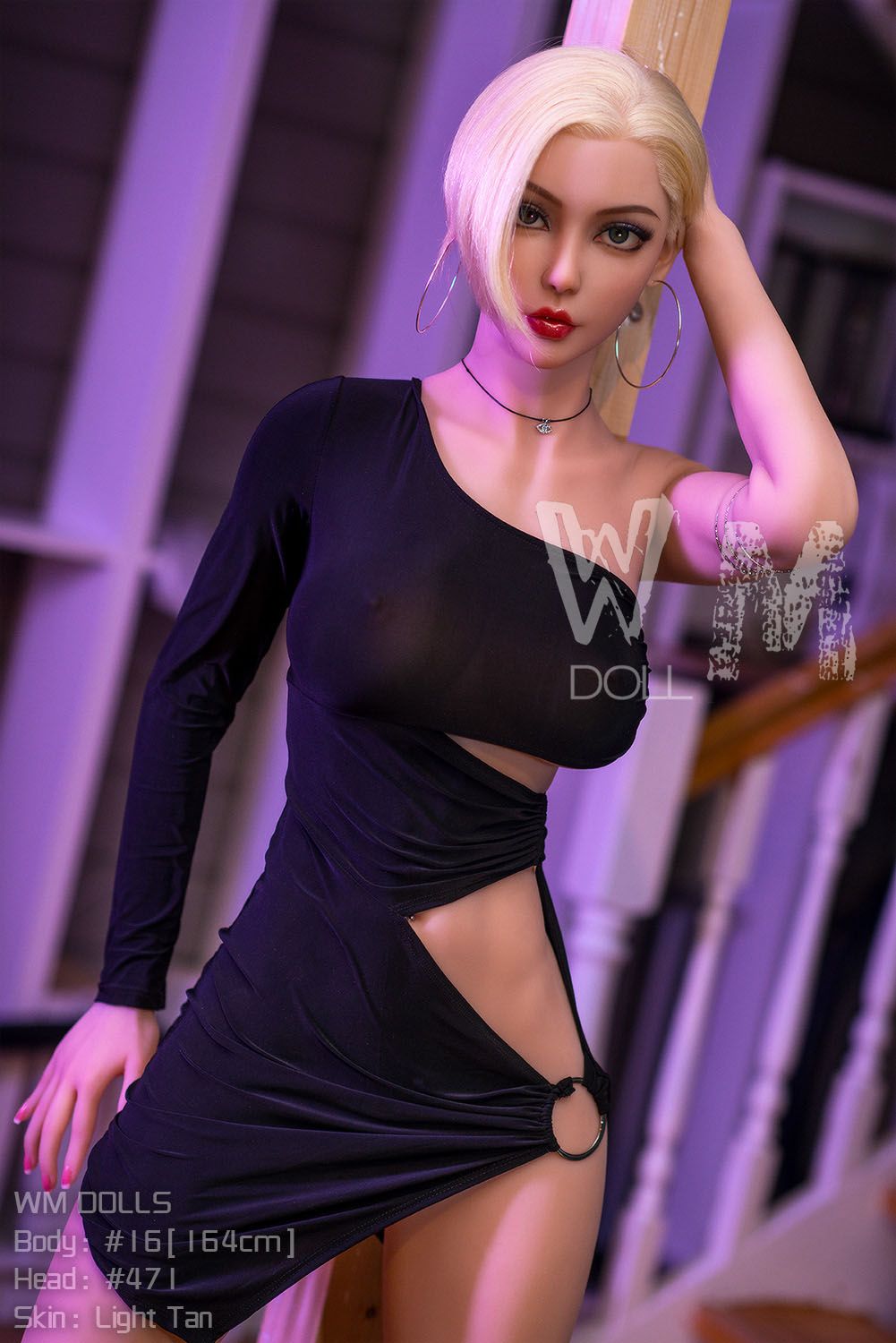 Picture of WM Dolls Realistic 5ft38/164cm F Cup Tpe Sex Doll - Ella