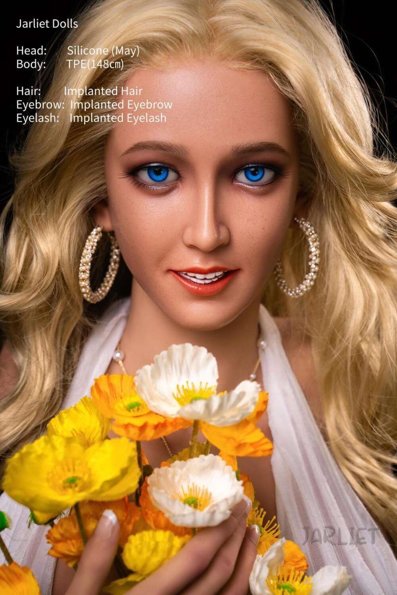 Picture of Jarliet 148cm/4ft10 E-cup Silicone Head Sex Doll – May [In Stock | US Only]
