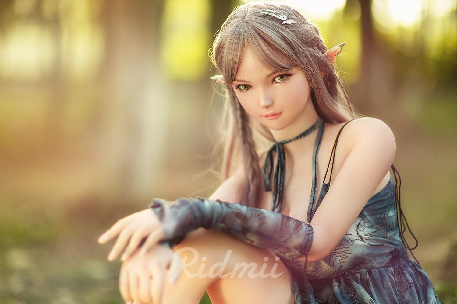 Picture of RIDMII Aggie Unique Design 5'3 FT(163cm) Genie Sex Doll Silicone Head Elf Big Breasts Adult Love Doll [In Stock | US Only]