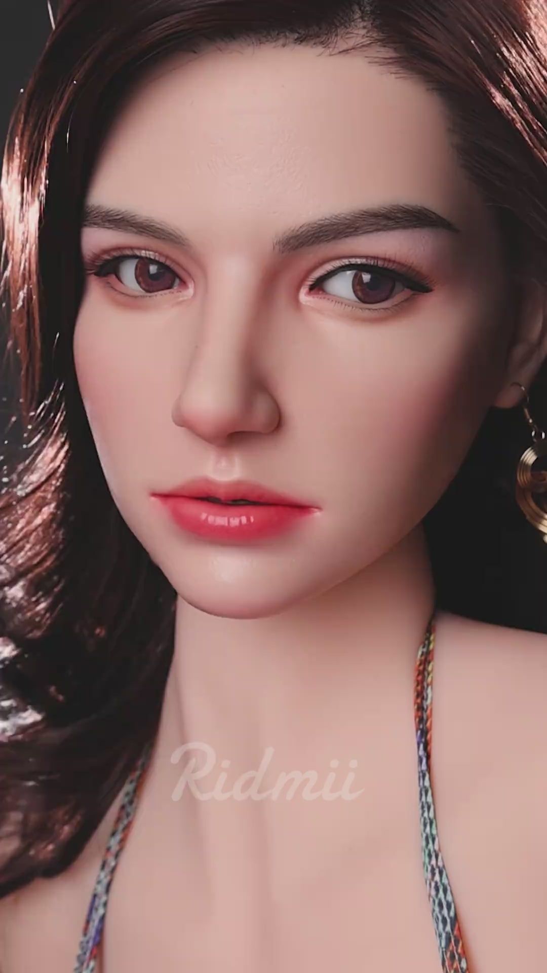 Picture of RIDMII Marissa Unique Design 5'5 FT (167cm) Movable Jaw TPE Body Real Oral Sex Soft Silicone Head Sex Doll BBW Buxom Blonde Beauty [In Stock | EU Only]