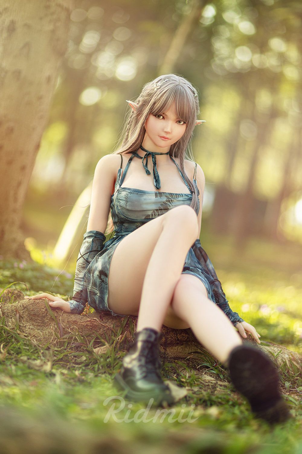 Picture of RIDMII Aggie Unique Design 5'3 FT(163cm) Genie Sex Doll Silicone Head Elf Big Breasts Adult Love Doll [In Stock | EU Only]